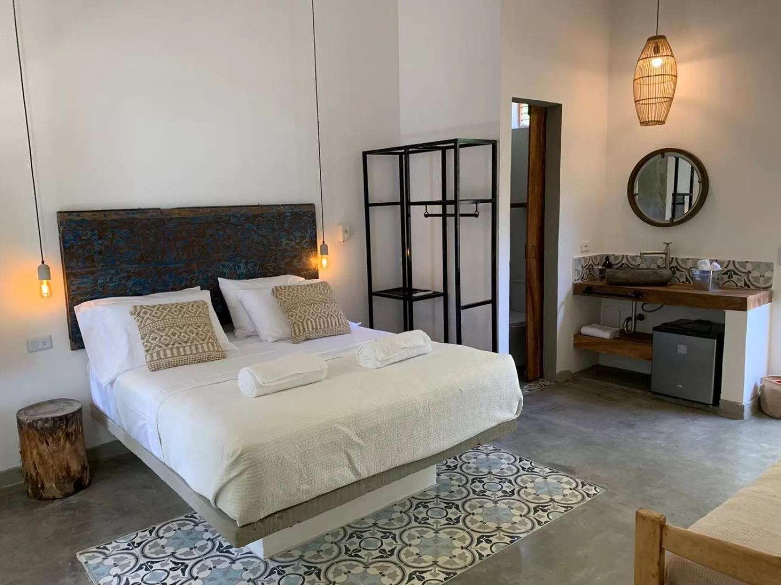 Bed in Waka Hotel Rural