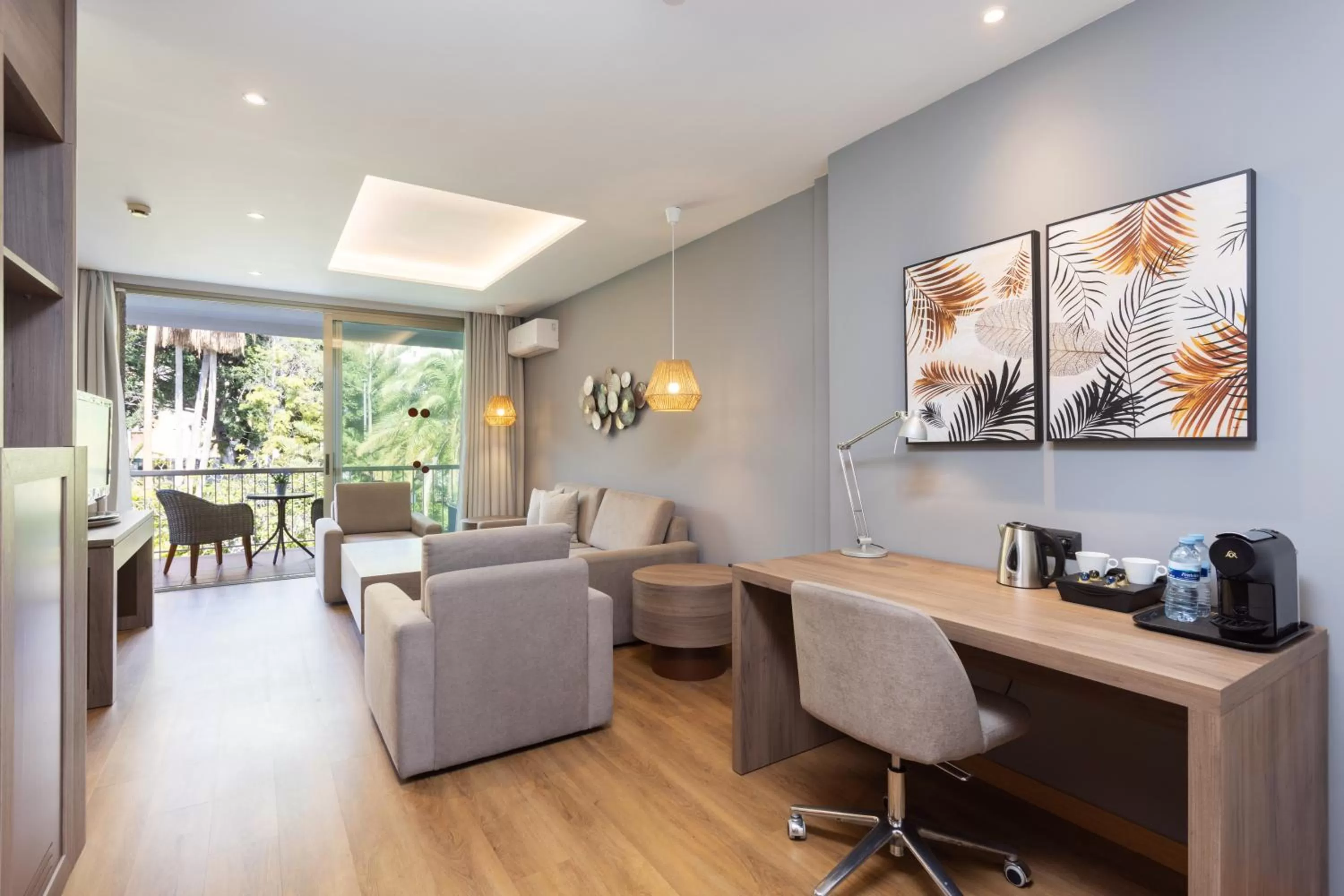 Living room in Hotel Colon Rambla