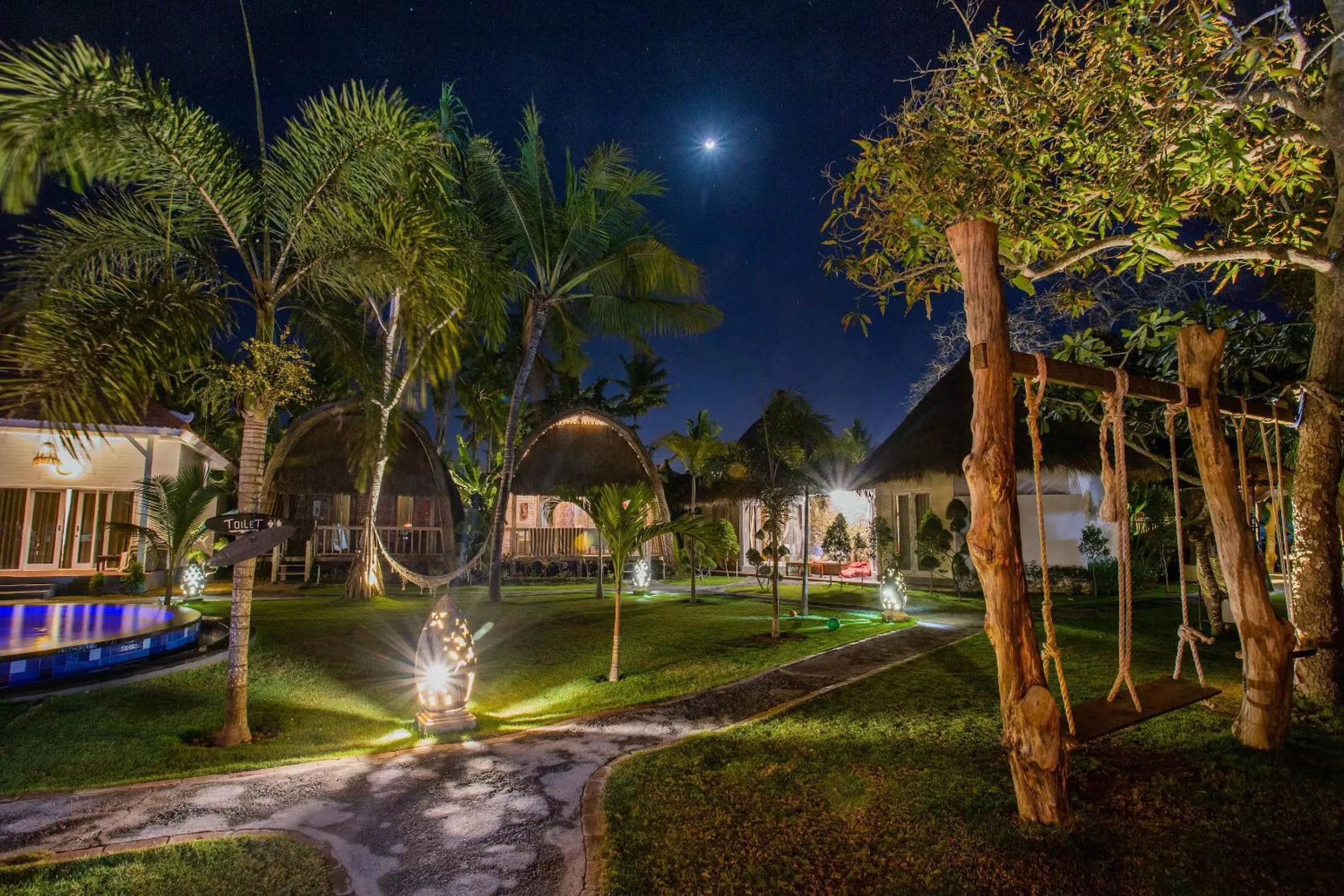 Garden in Sanghyang Bay Villas