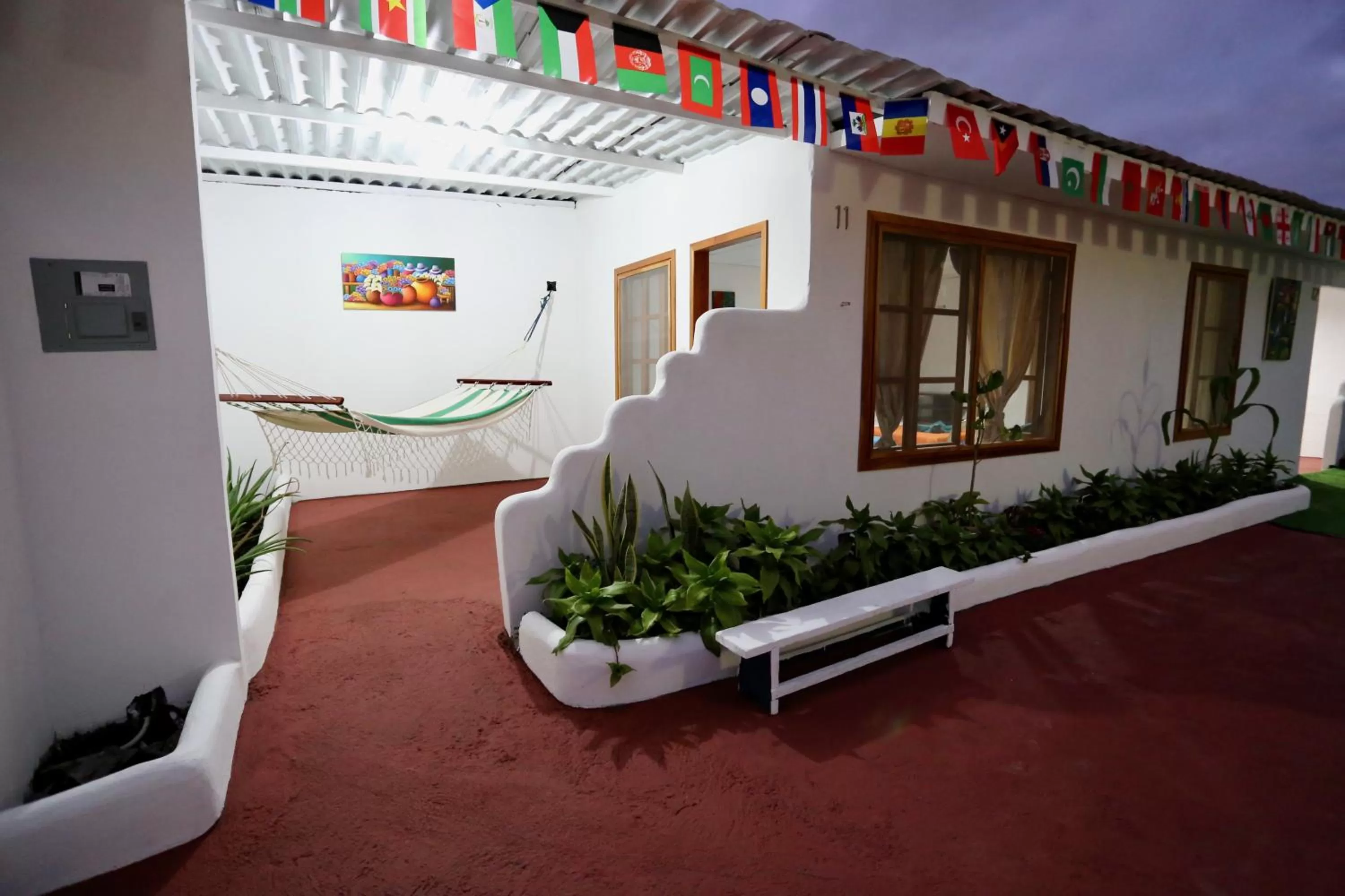 Patio in The Galapagos Pearl B&B