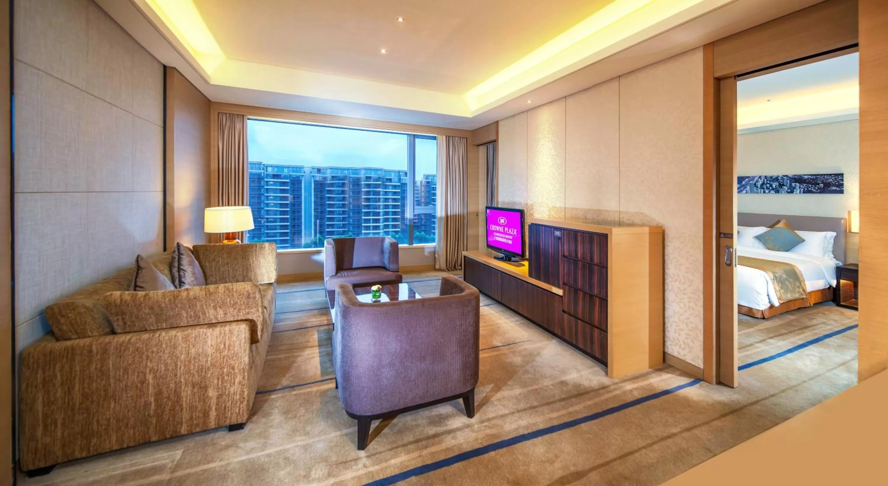 Photo of the whole room in Crowne Plaza Guangzhou Huadu by IHG - Free Shuttle bus between hotel to Exhibition Center During Canton Fair