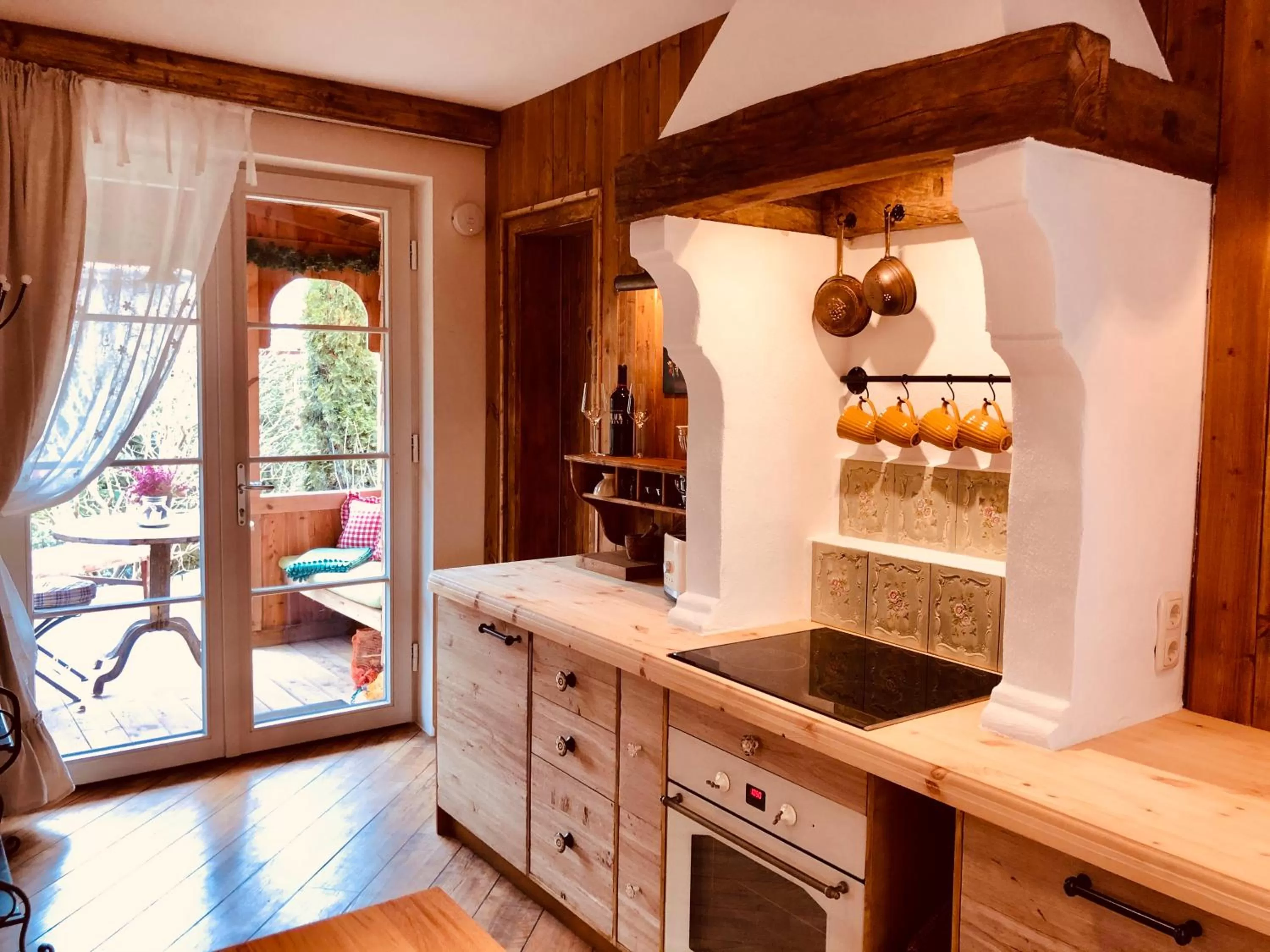 Kitchen or kitchenette, Kitchen/Kitchenette in Weißt Du noch - Gästehäuser & Suiten