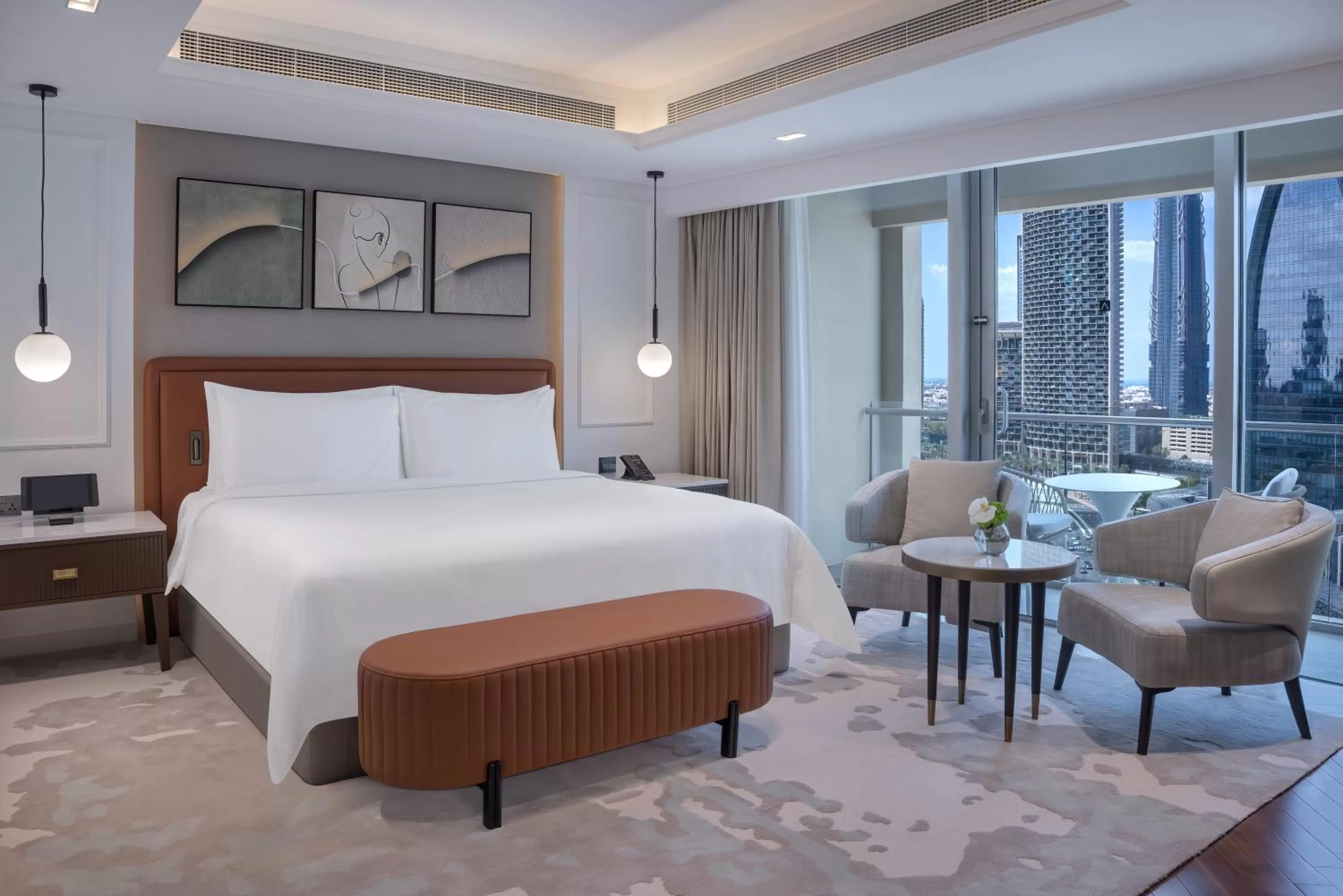 Bedroom, Bed in Address Dubai Mall