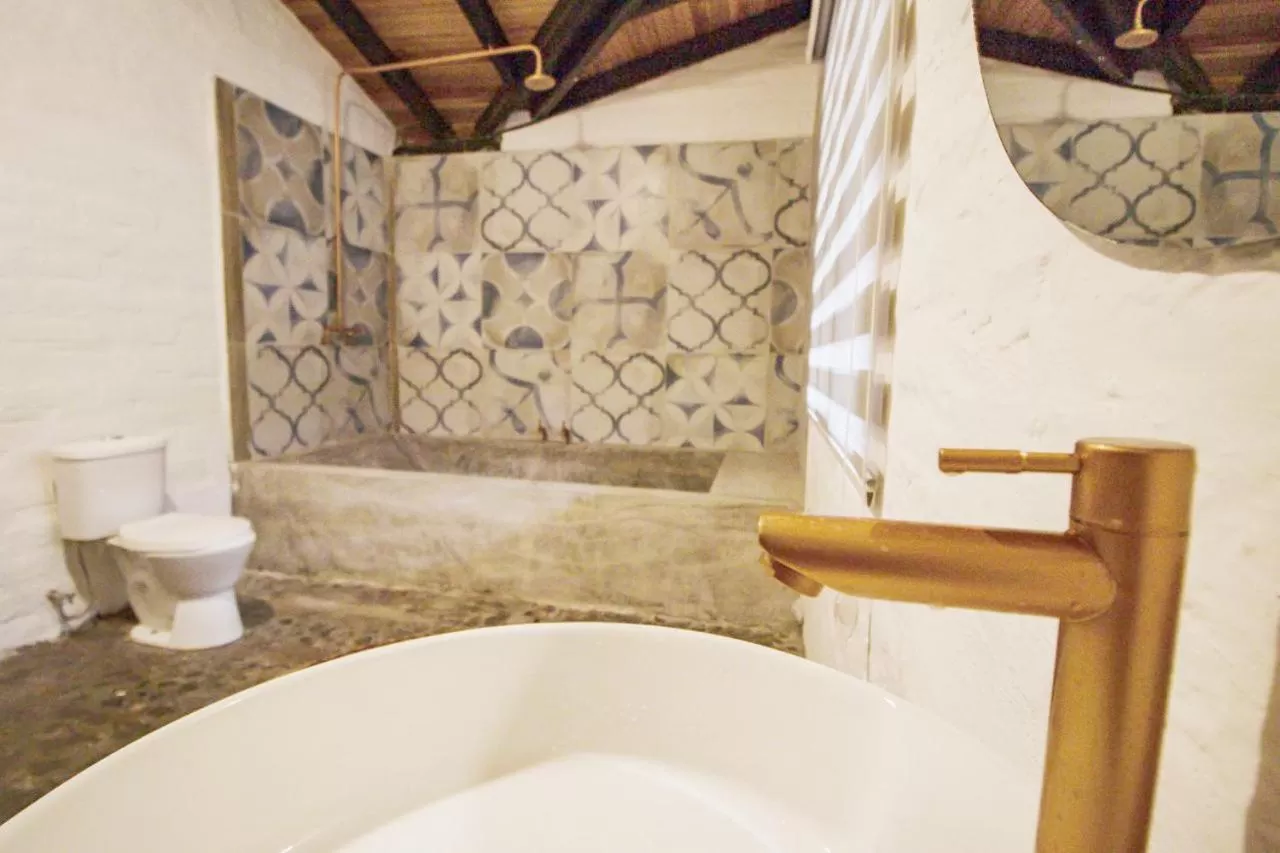 Bathroom in Rústic Hotel Quinta La Aurora