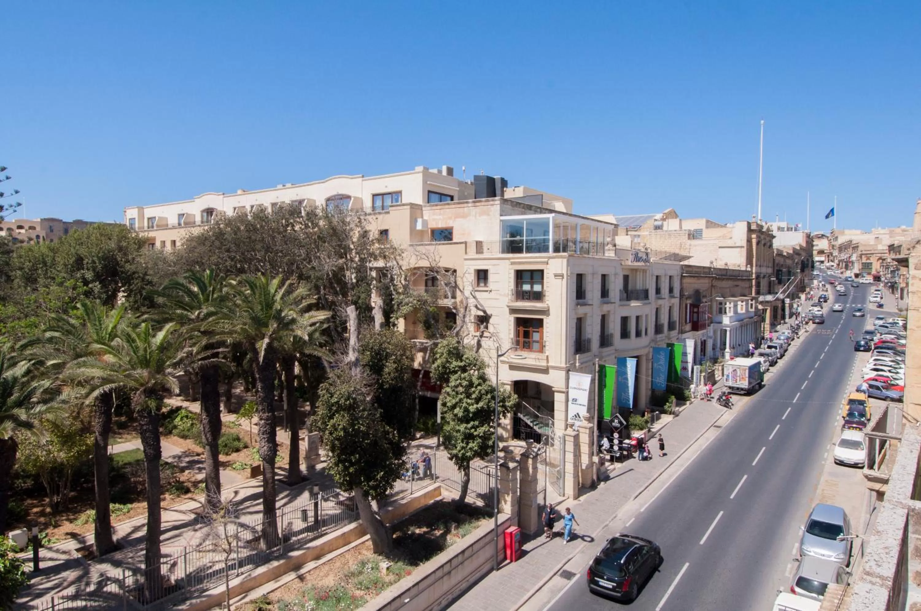 Facade/entrance in The Duke Boutique Hotel