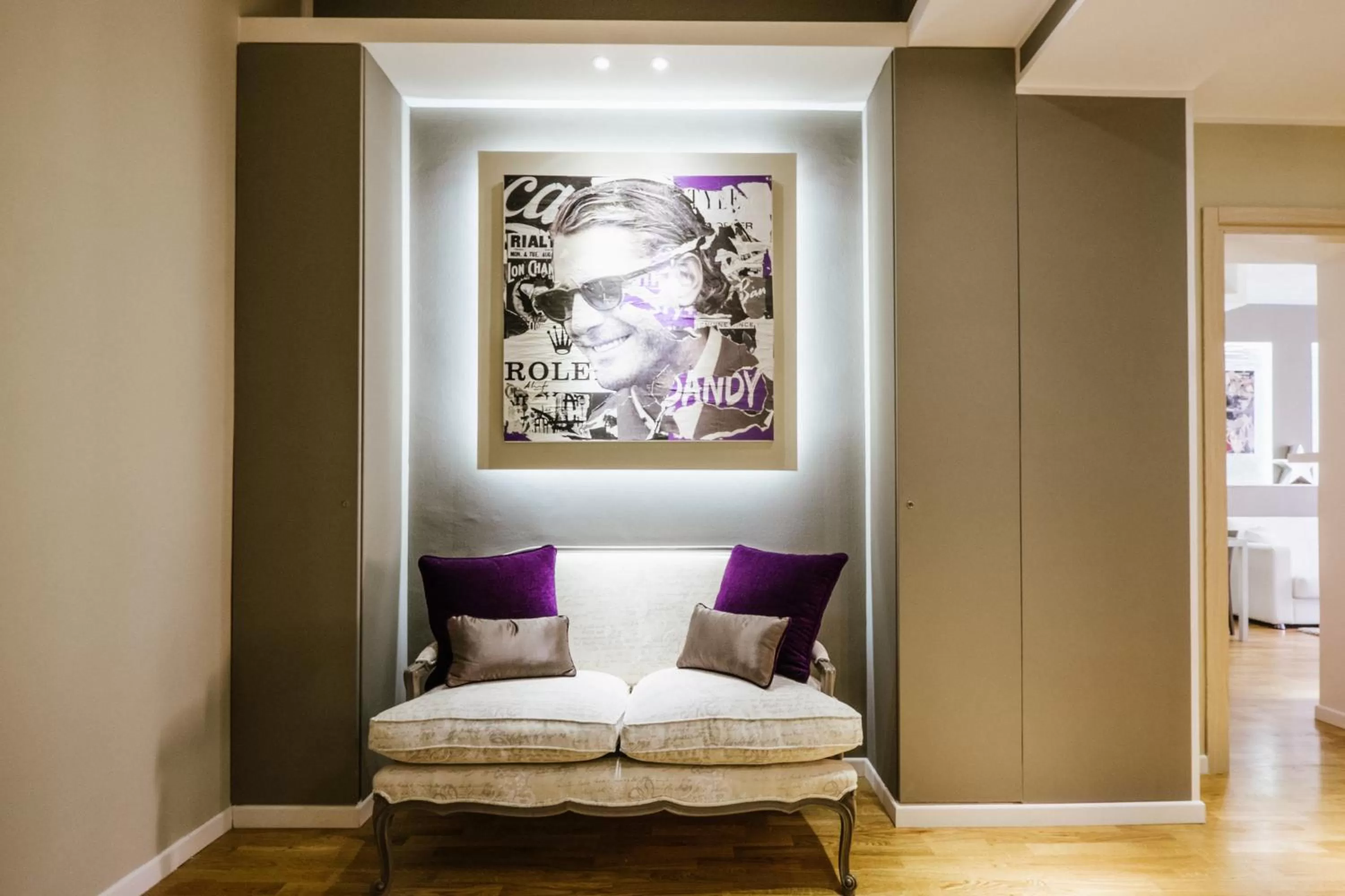 Living room, Bed in Apart Hotel Torino