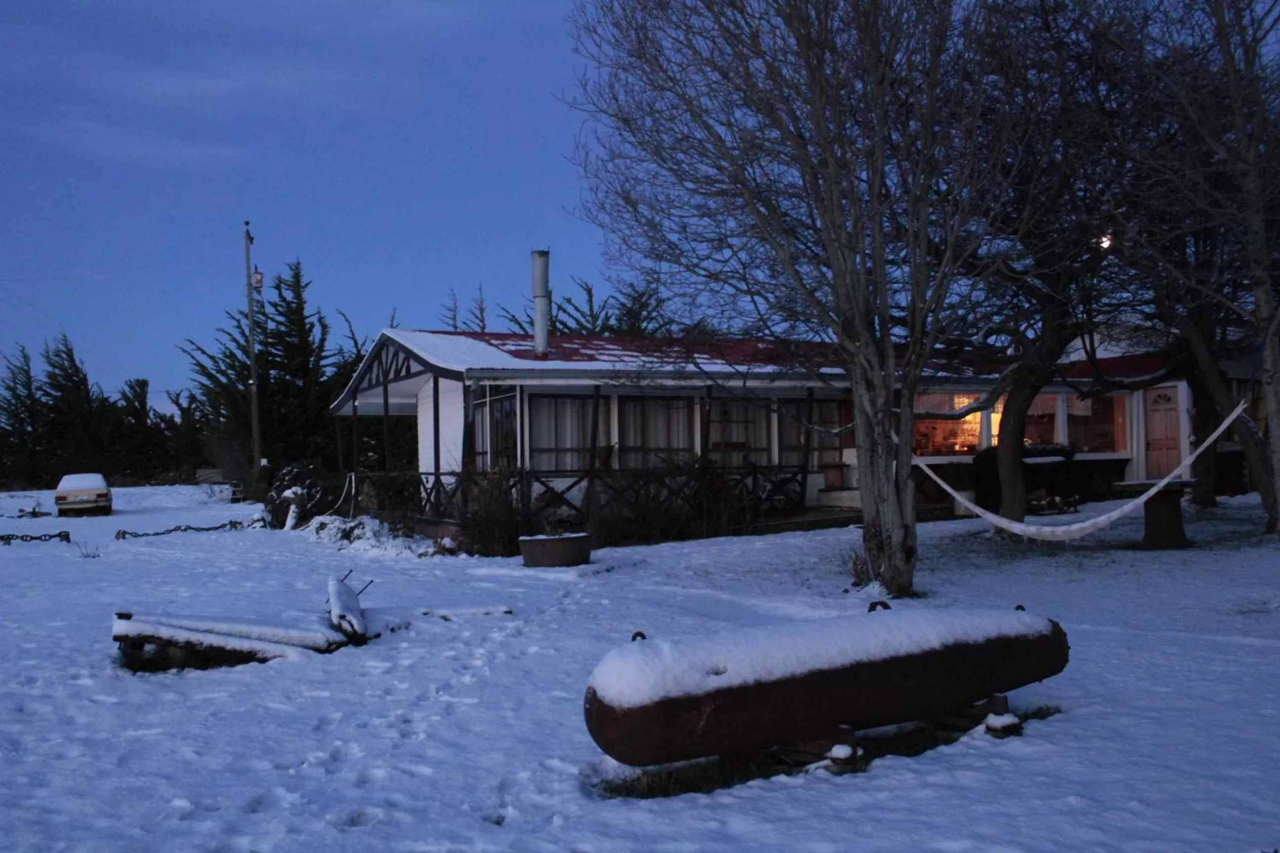 Property building, Winter in Hospedaje Isla Magdalena