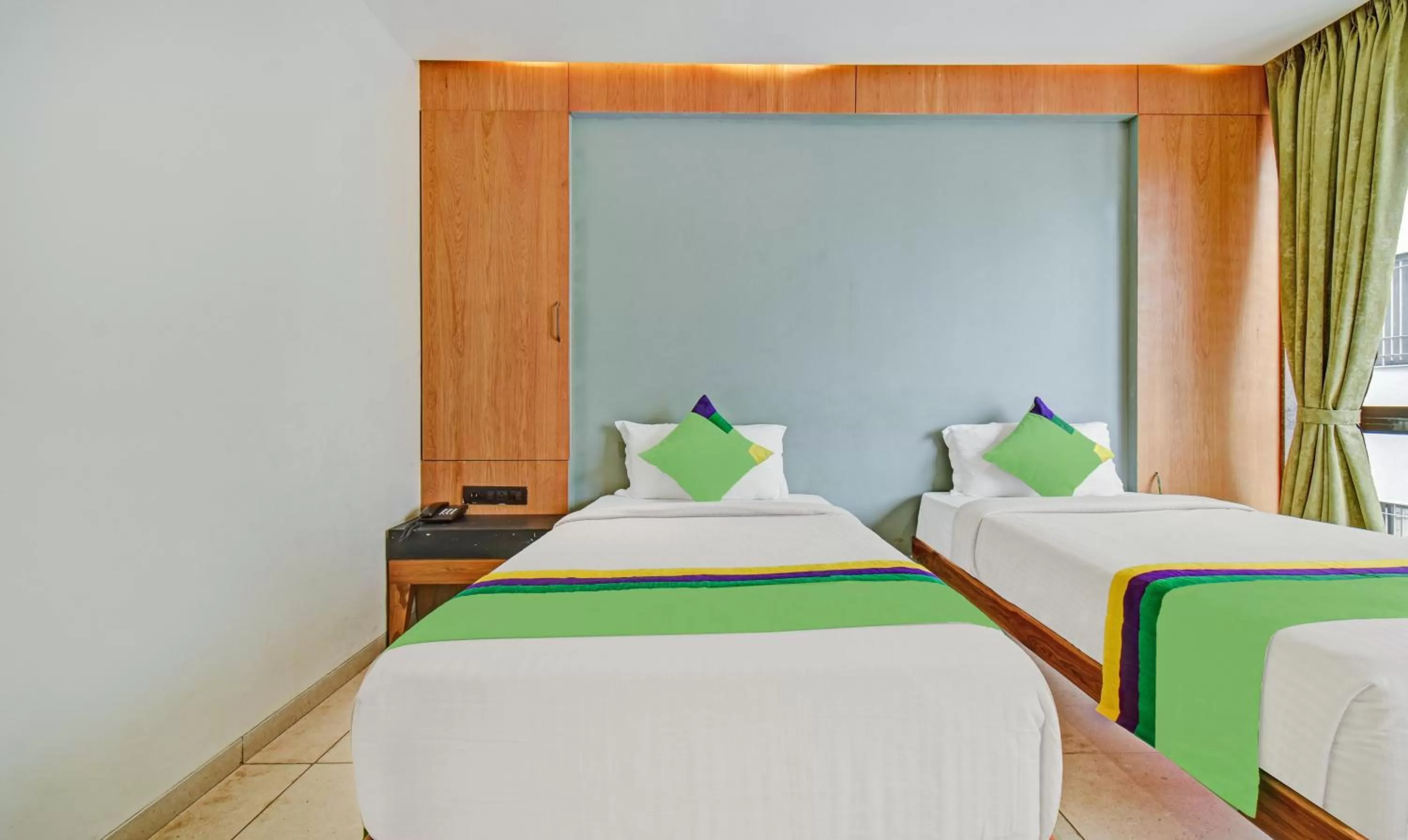 Bedroom, Bed in Treebo Aroma Executive