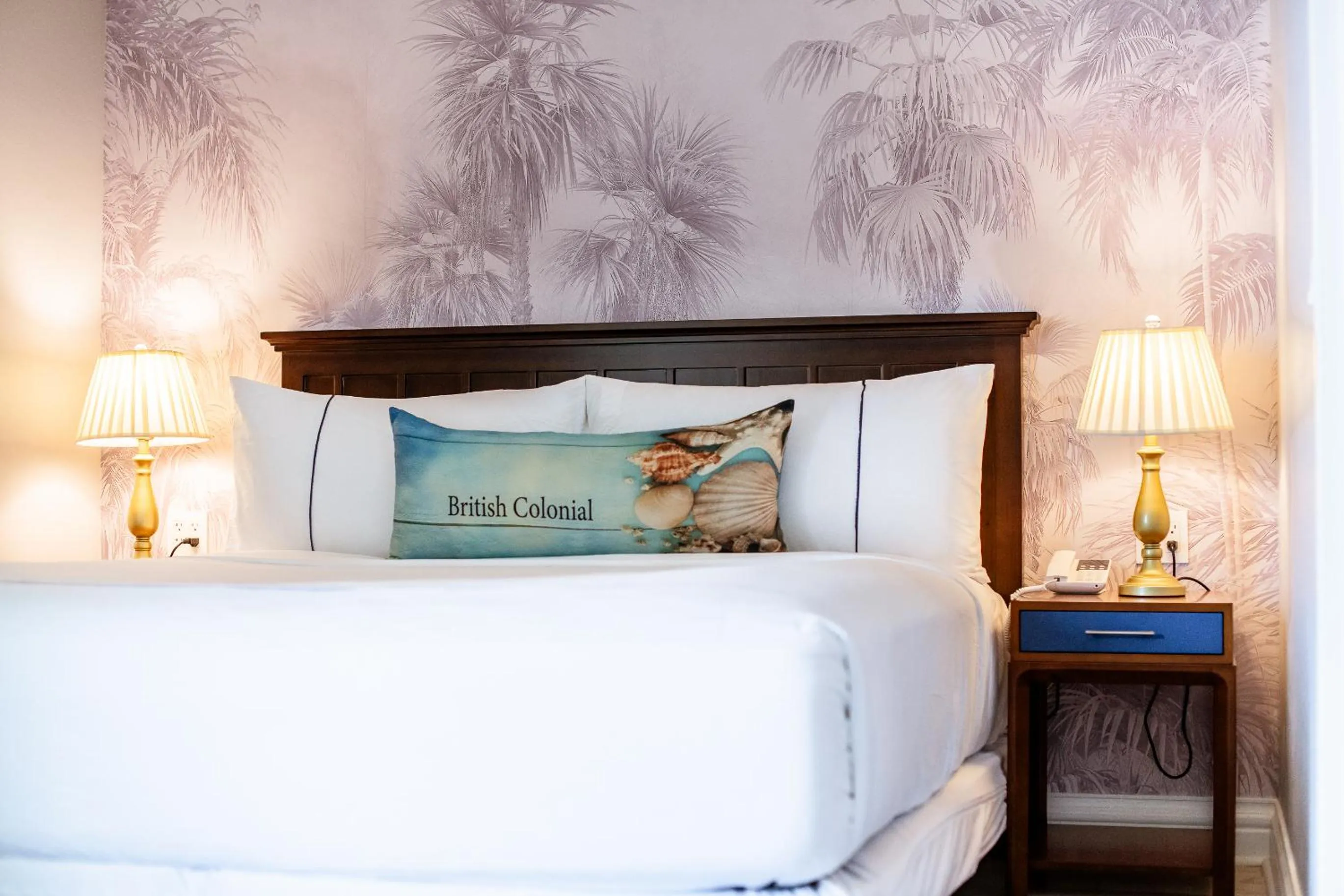 Bed in British Colonial Nassau