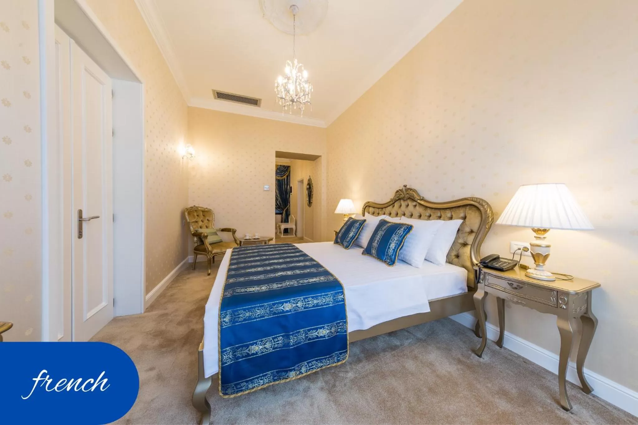 Bed in The Mansion Boutique Hotel