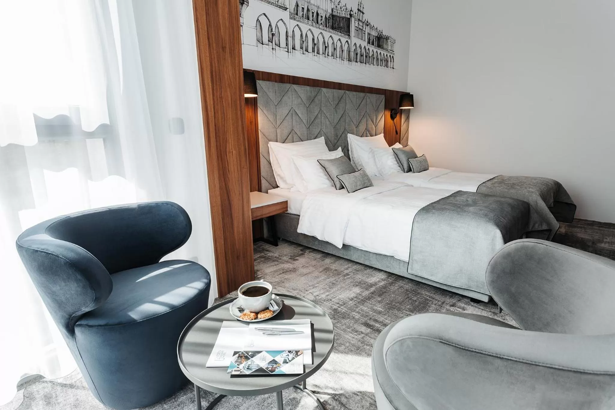 Bed in Focus Hotel Premium Kraków