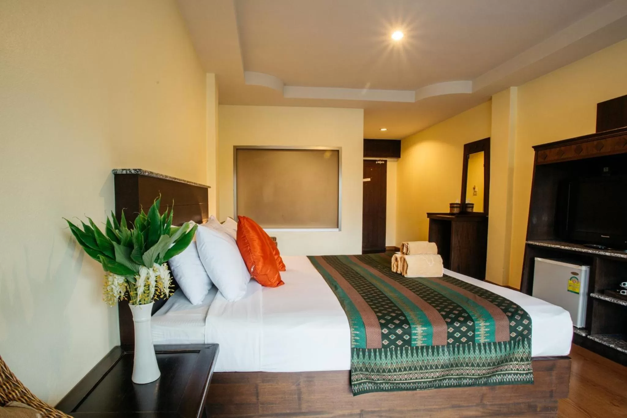 Bed in Diamond Park Inn Chiangrai & Resort