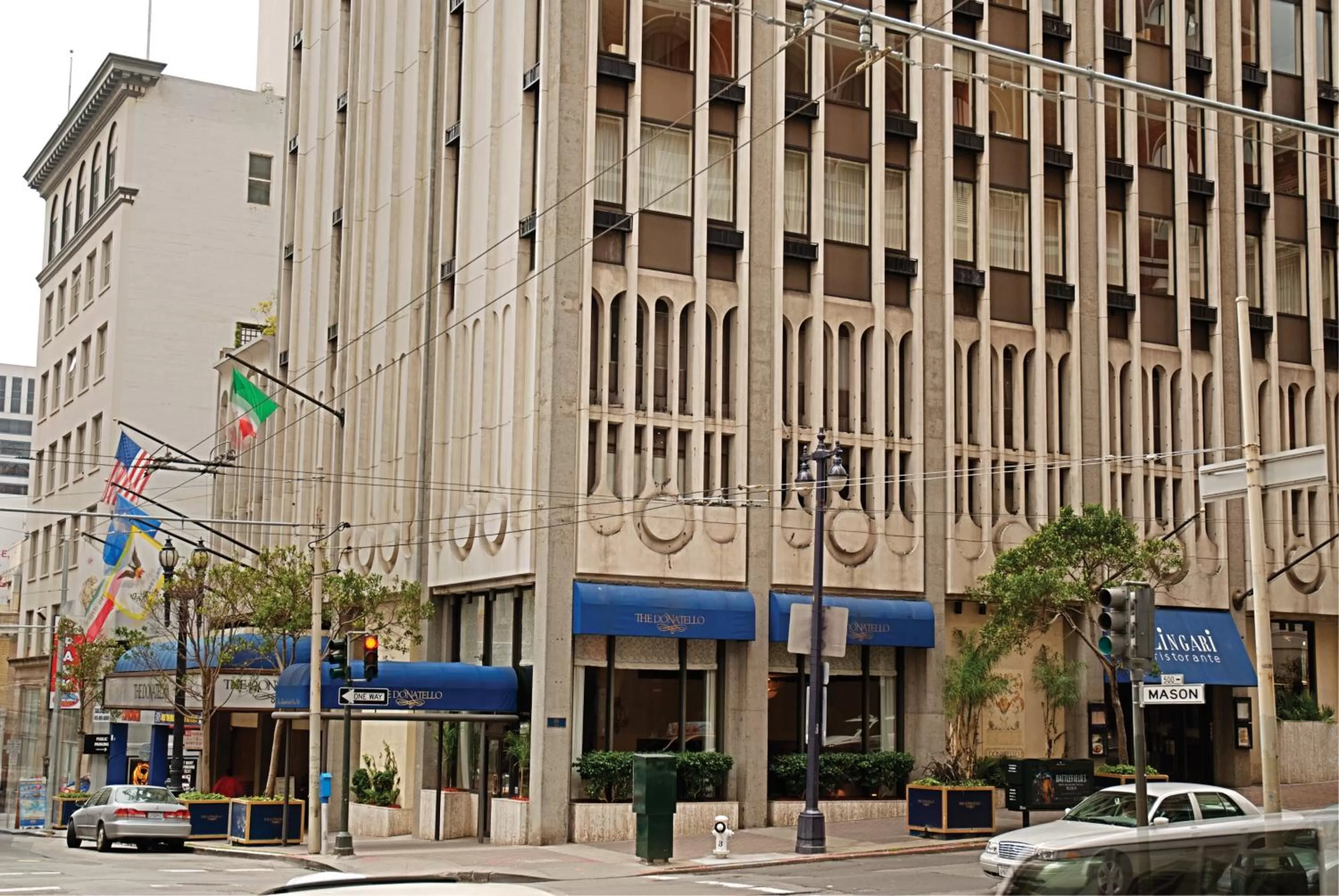 Property building in The Donatello Hotel