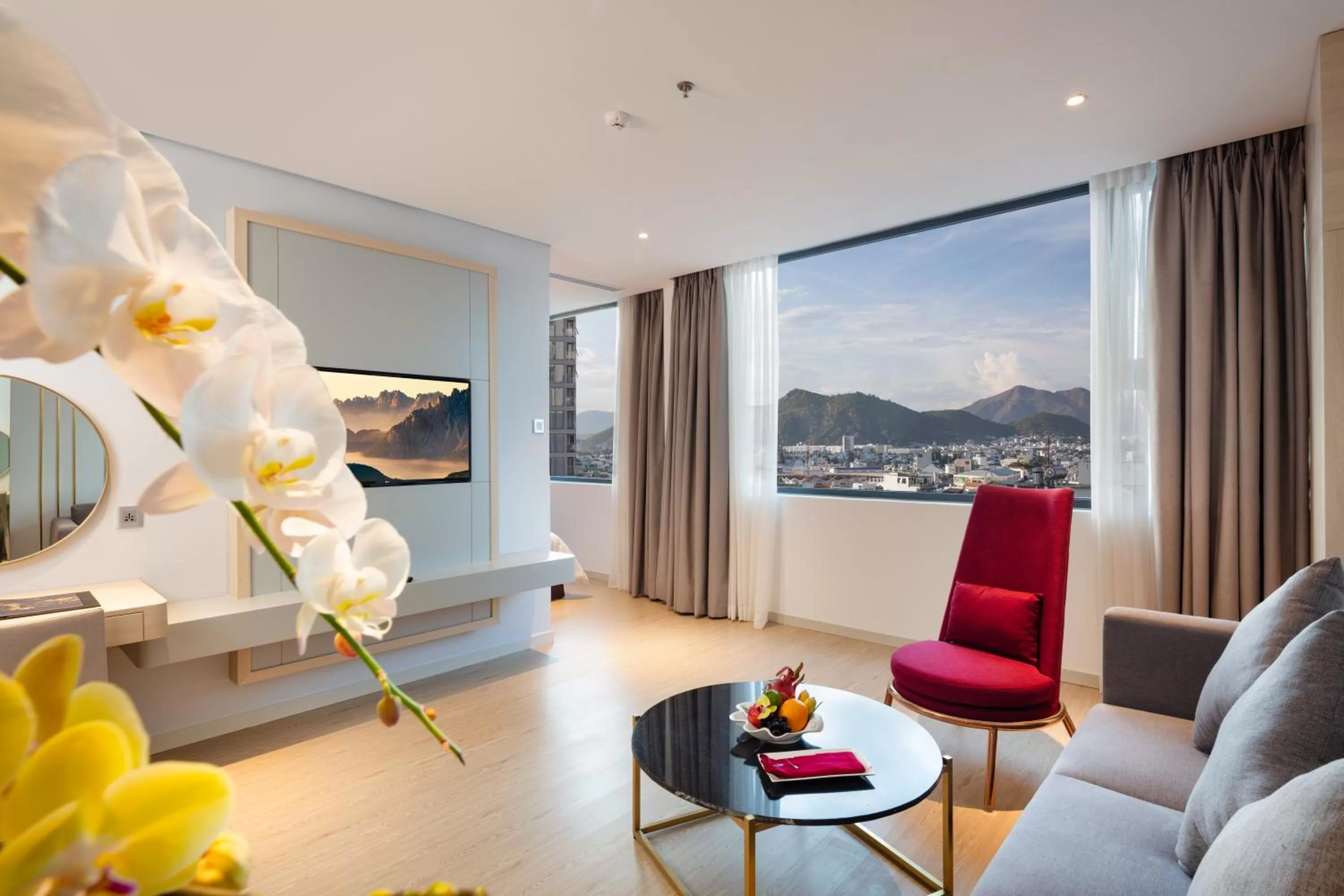 Living room in DQua Hotel