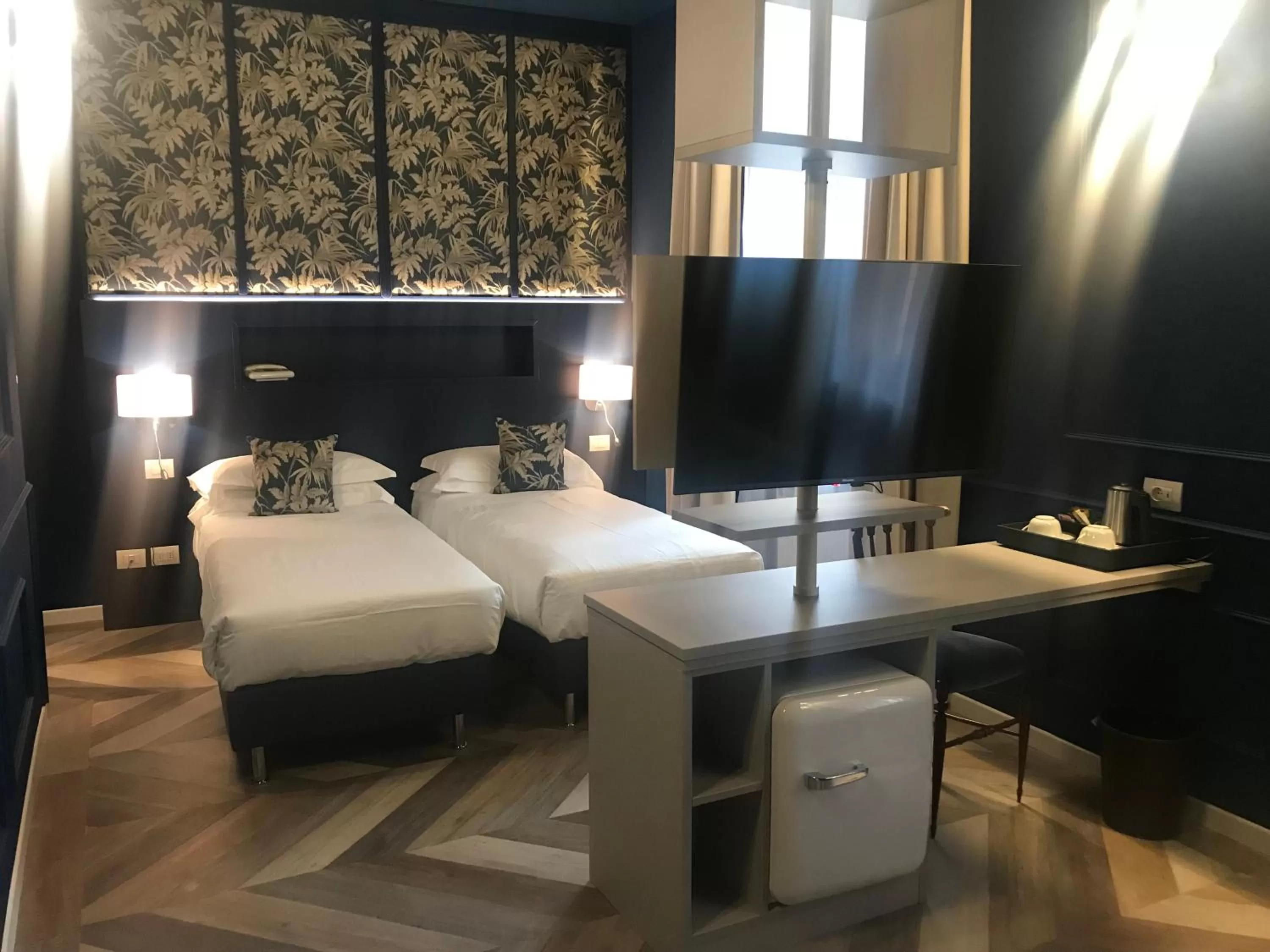 Bed in Hotel Monte Rosa