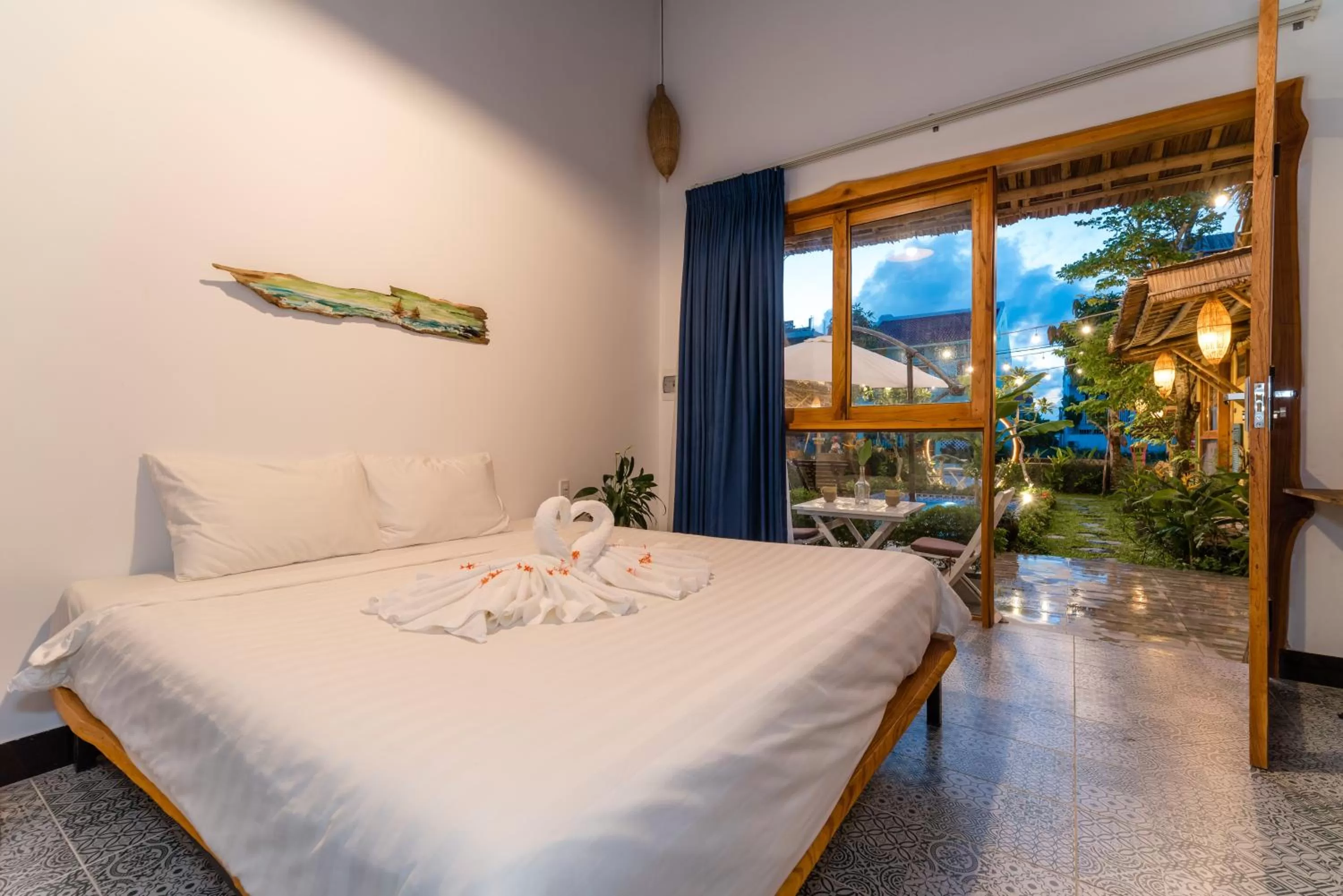 Bed in La Belle Anbang Homestay