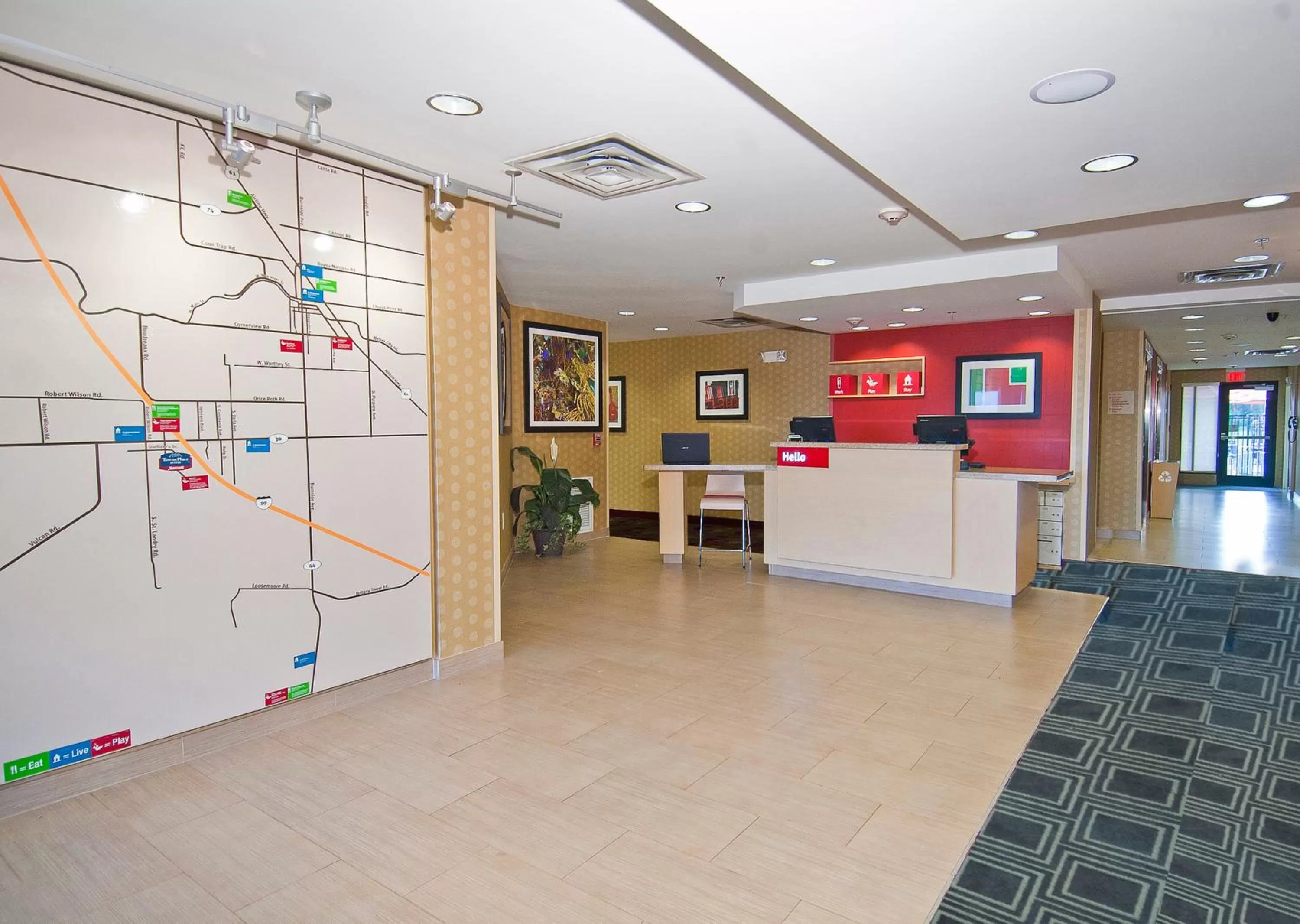 Lobby or reception in TownePlace Suites by Marriott Baton Rouge Gonzales