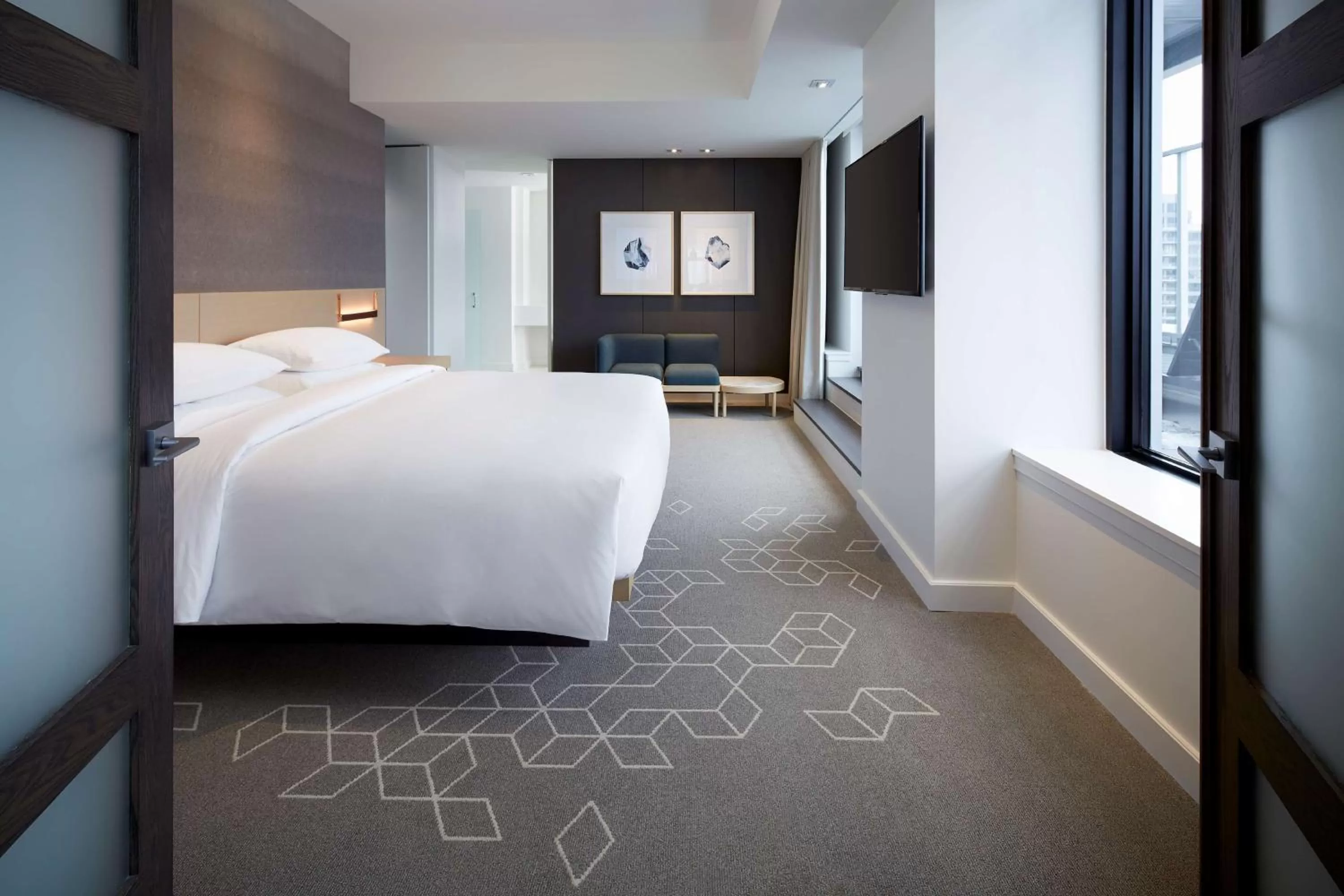 Photo of the whole room, Bed in Andaz Ottawa Byward Market, By Hyatt