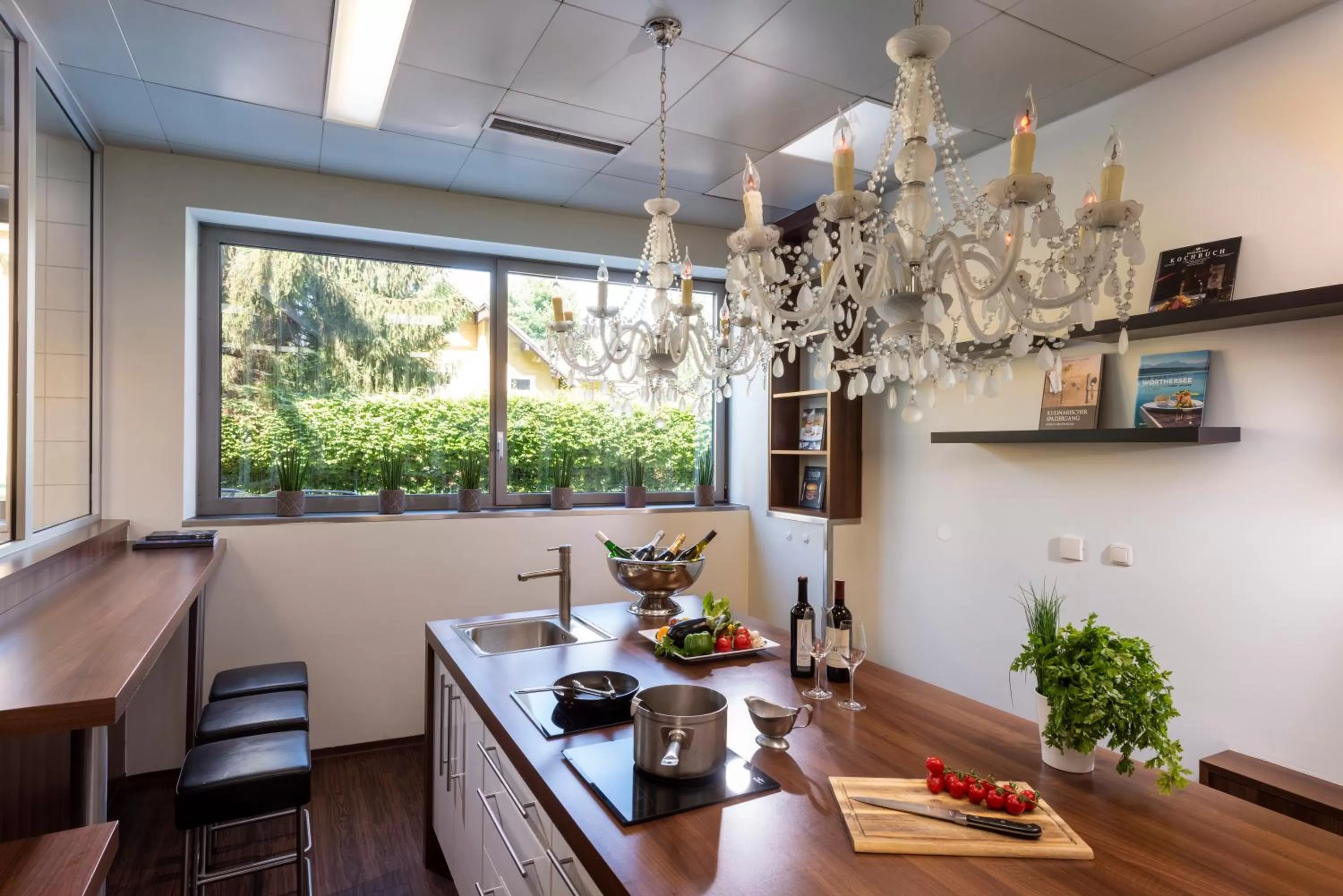 kitchen in Wyndham Grand Salzburg Conference Centre