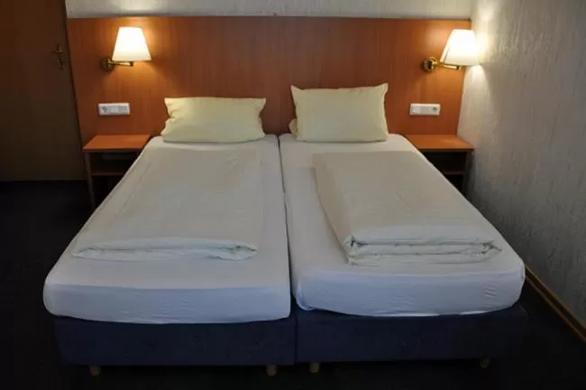 Bed in Hotel Bürgerhof