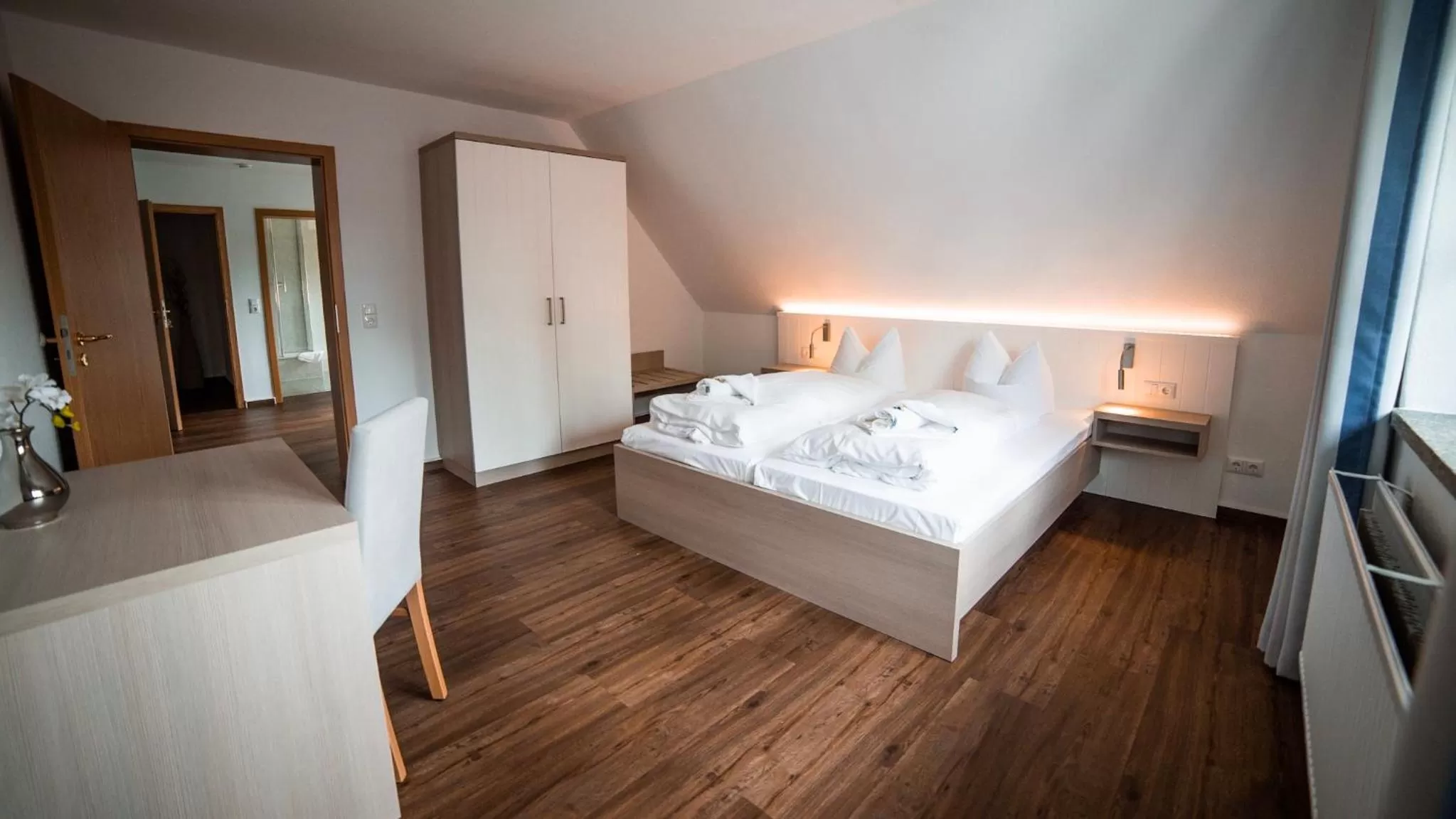 Bed in Gasthaus Zur Fähre