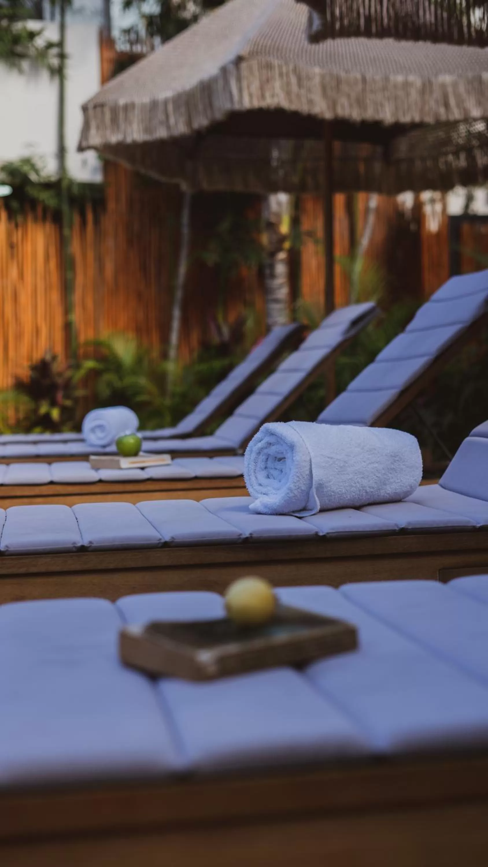 sunbed in Atman Residences Tulum
