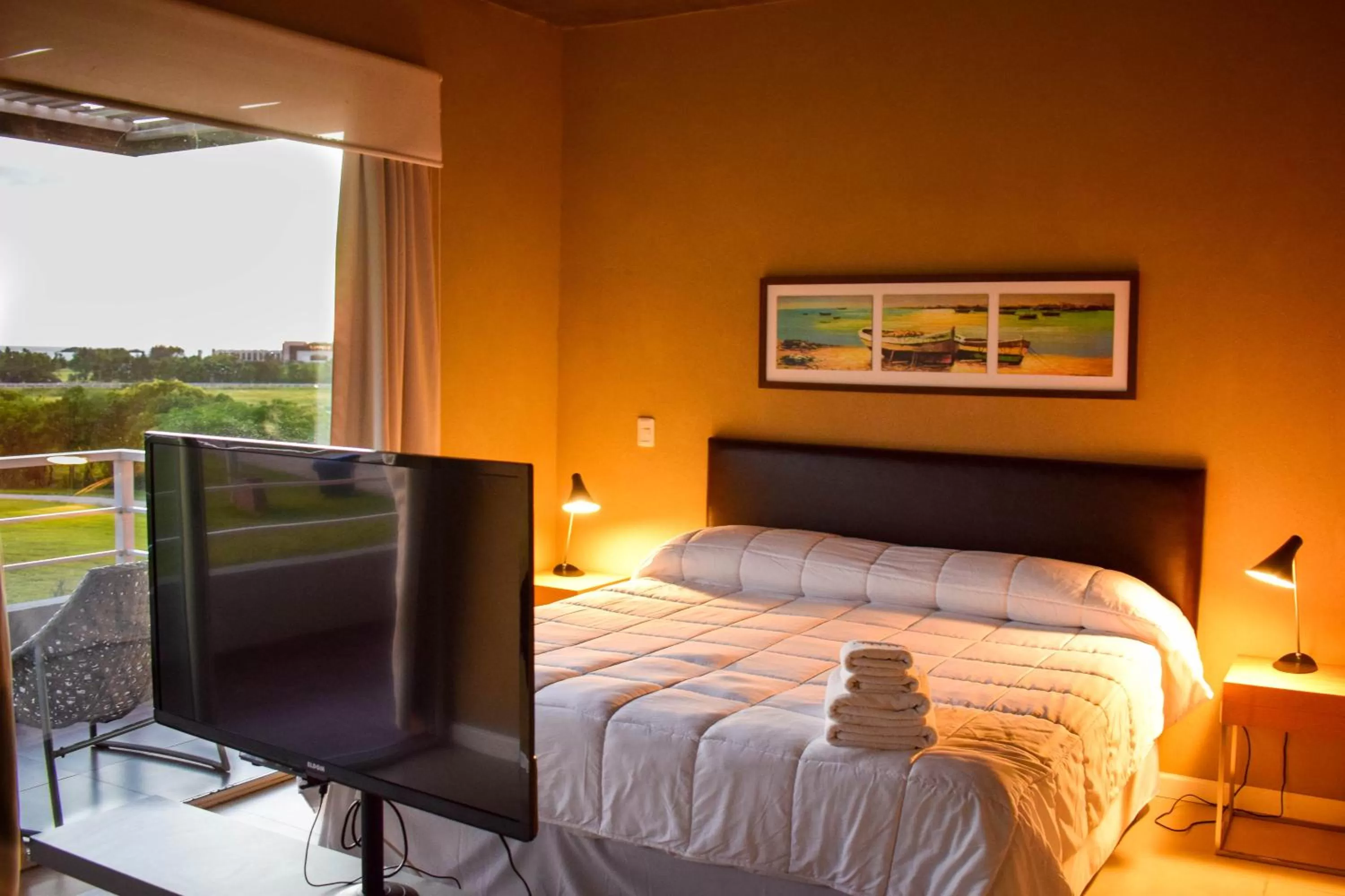 Bed in Lomas del Real Aparthotel