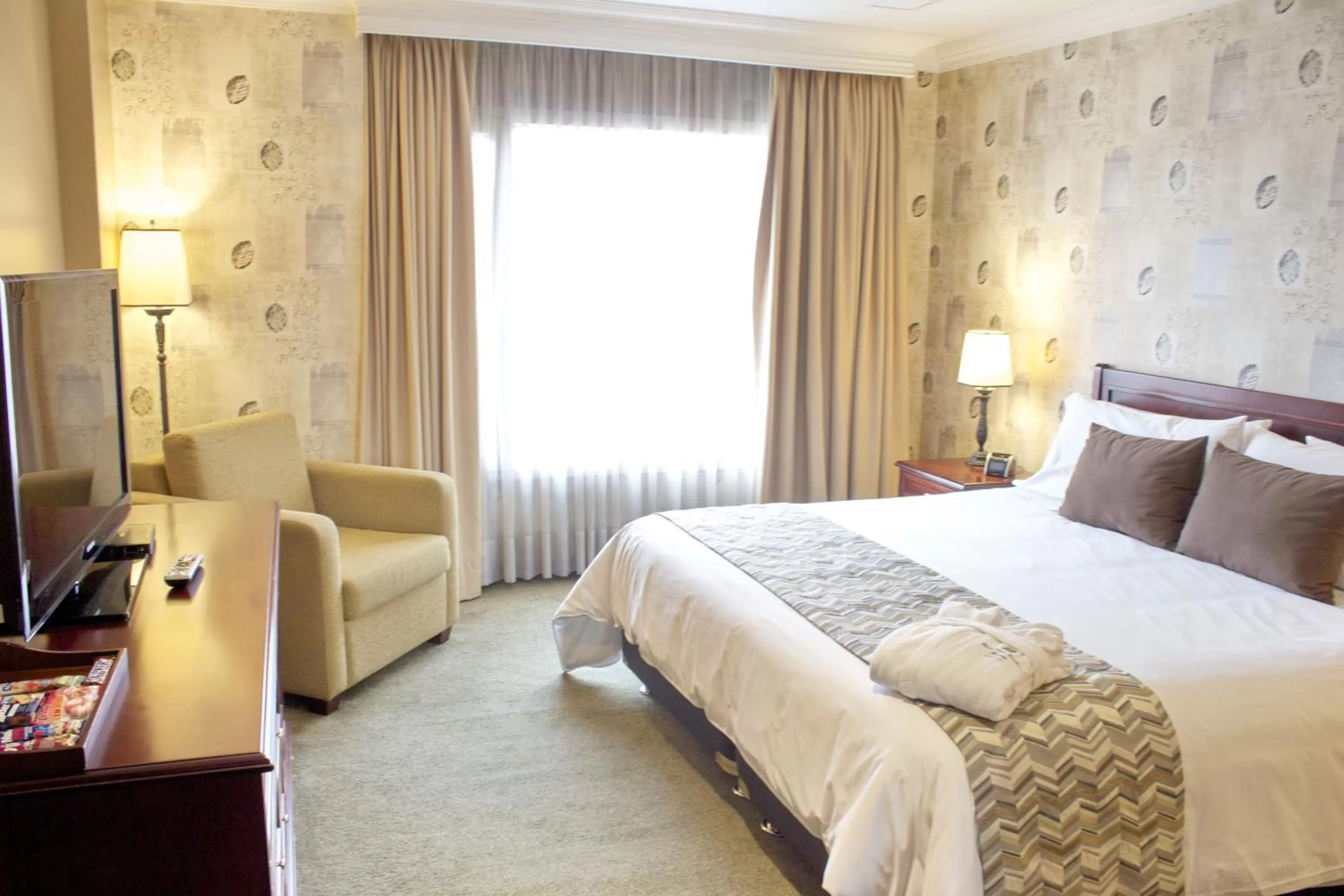 Bed in Apartamentos Dann