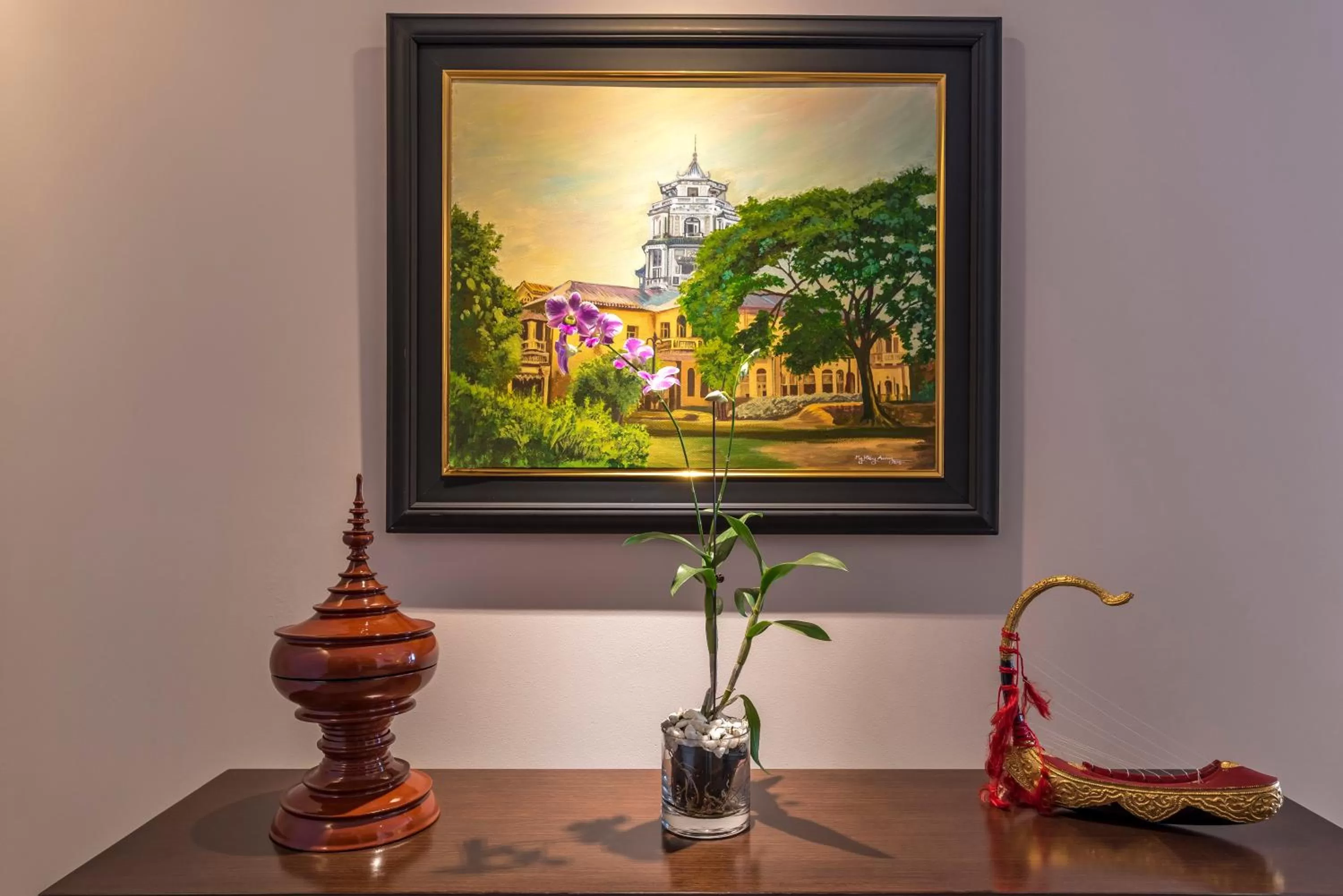 Decorative detail in Novotel Yangon Max