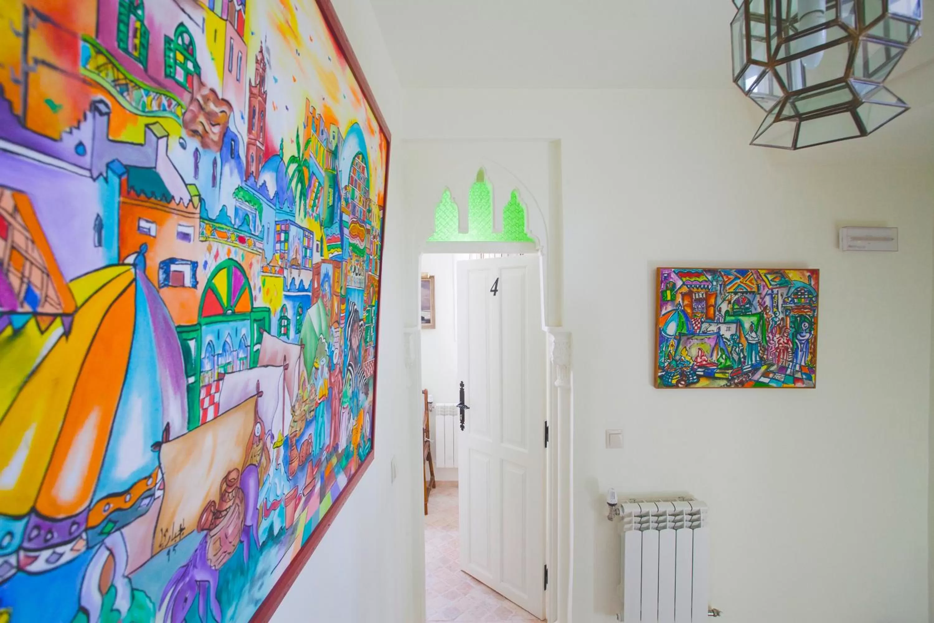 Decorative detail, Bunk Bed in Kasbah Rose