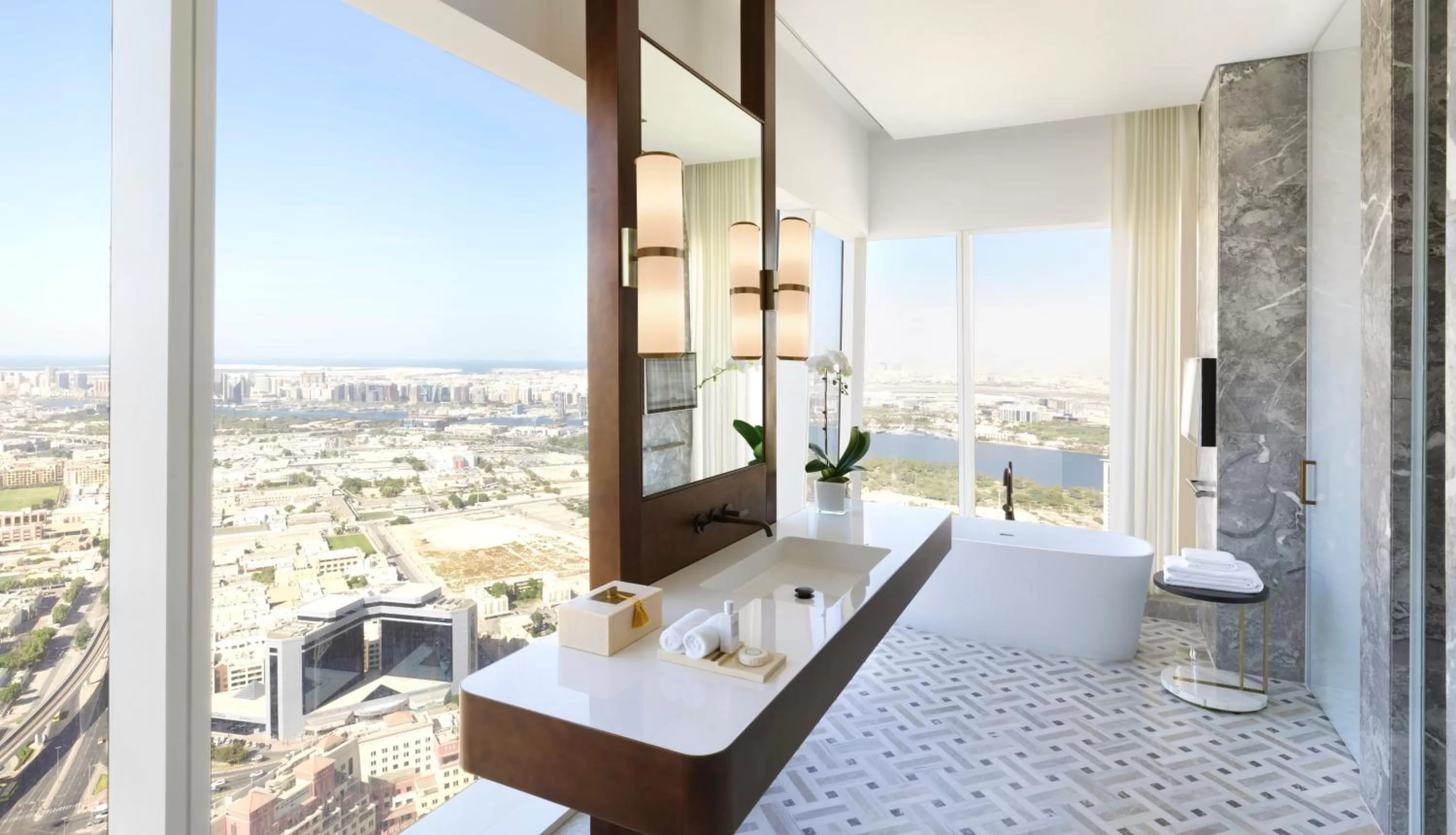 Bathroom in Sofitel Dubai The Obelisk