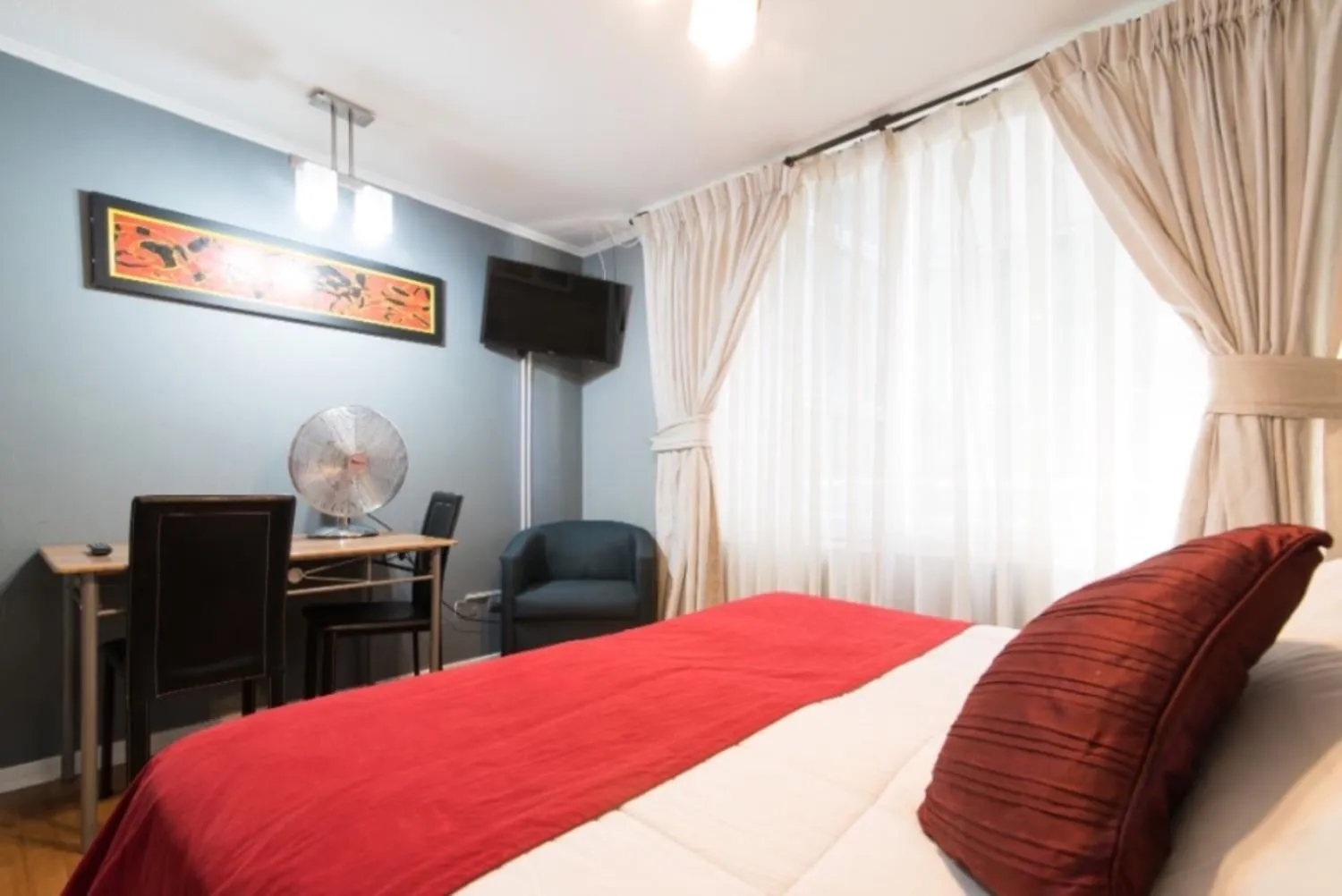 Bed in VR Suite Santiago