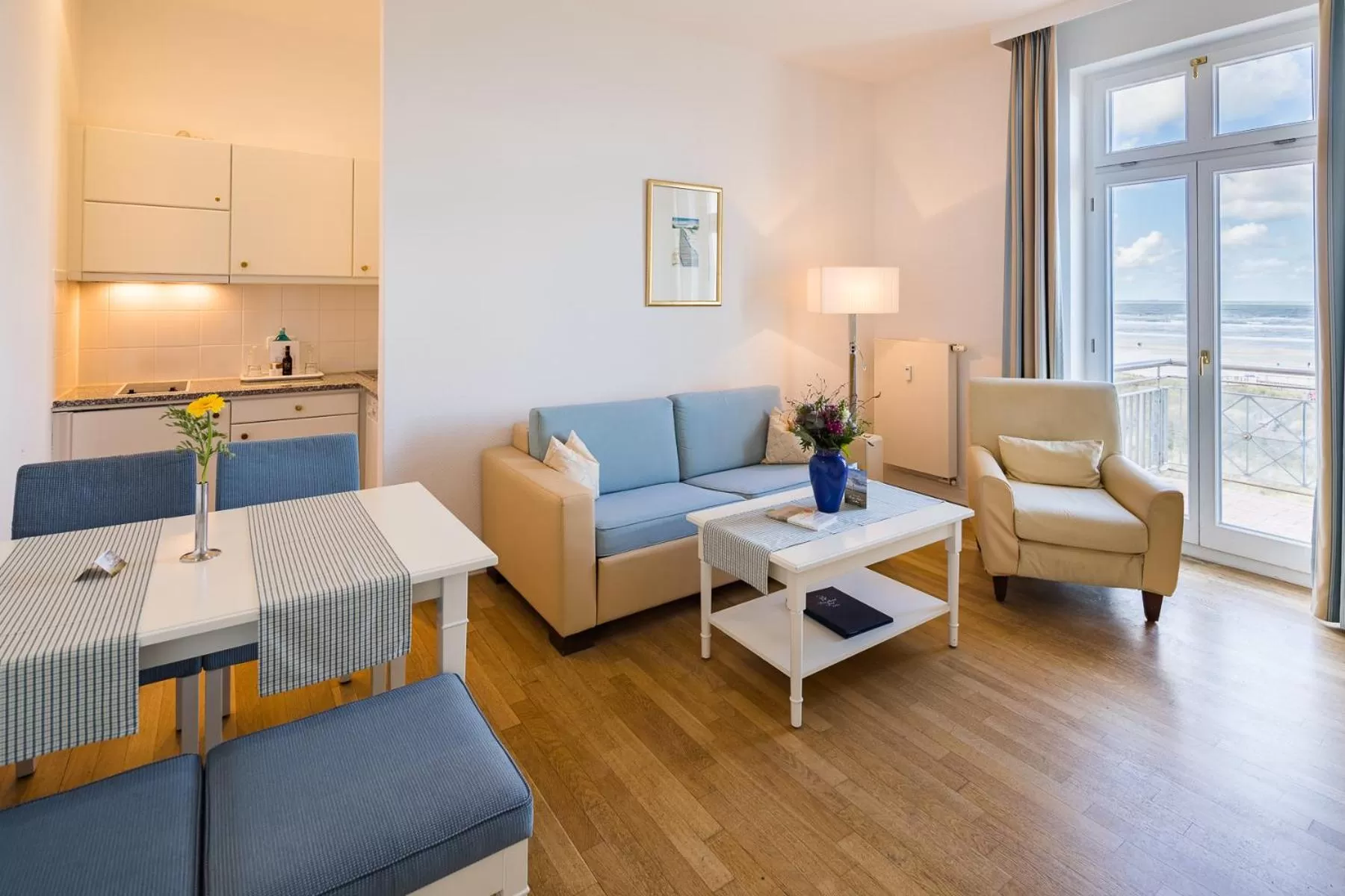 Living room in Strandhotel Kurhaus Juist