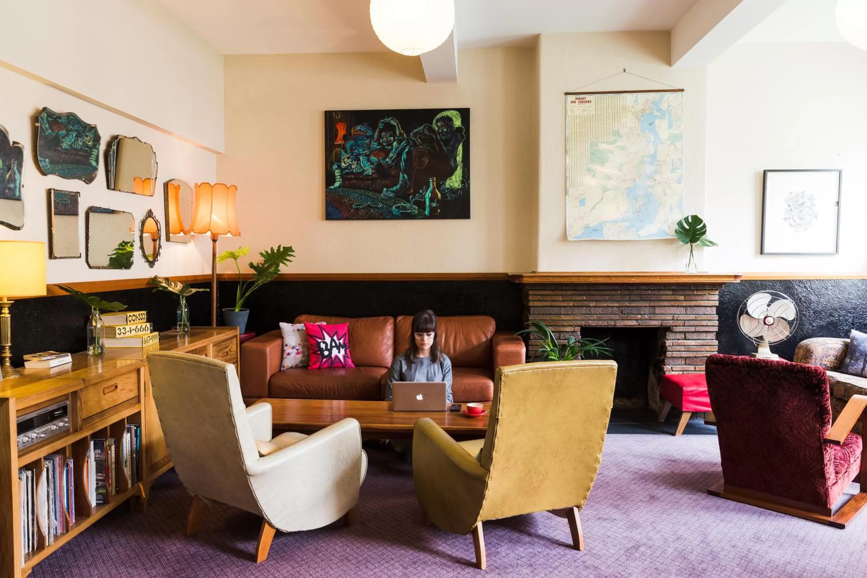 Lounge or bar in Alabama Hotel Hobart