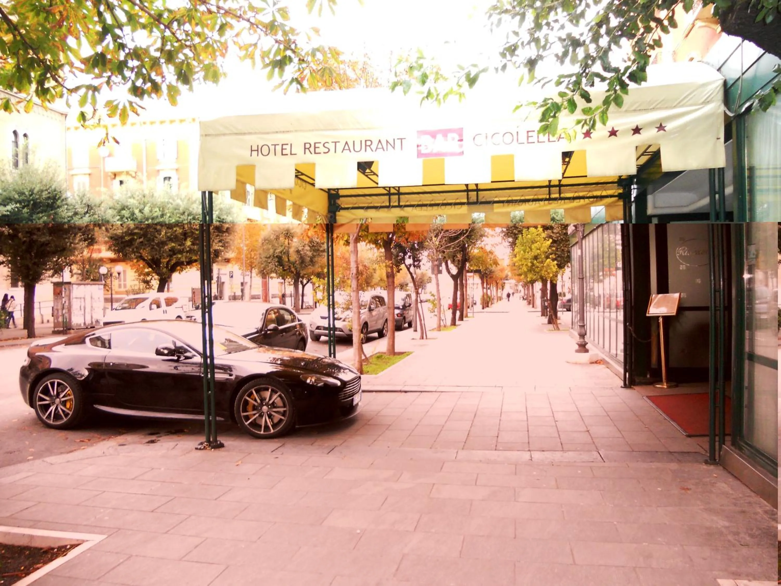 Facade/entrance in Hotel Cicolella