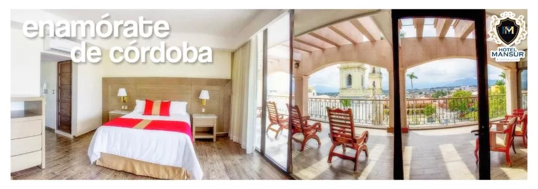 Balcony/Terrace, Bed in Hotel Mansur Business & Leisure