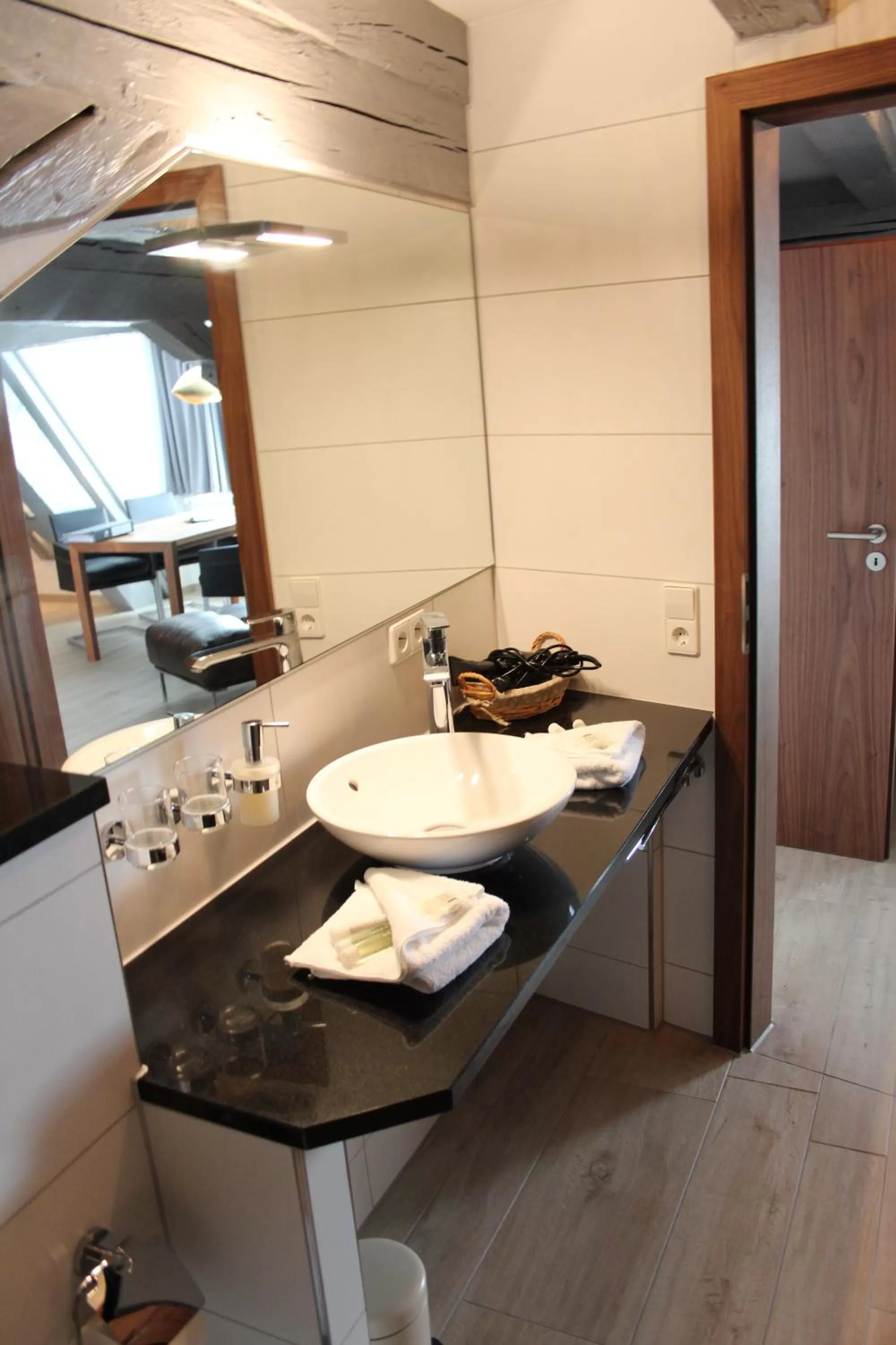 Bathroom in Hotel Schmales Haus