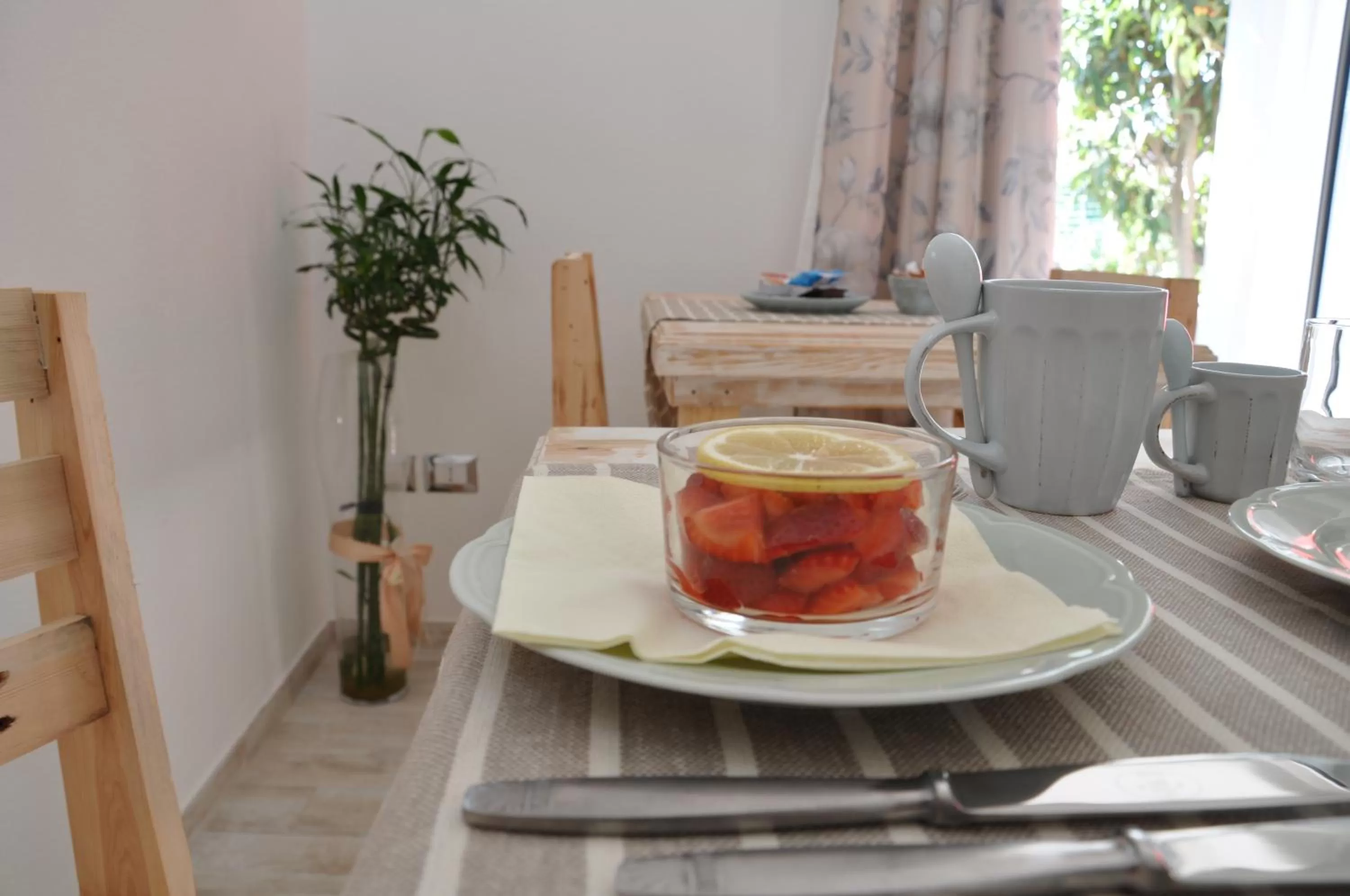 Food and drinks in B&B Les Chambres Rooms & Suite