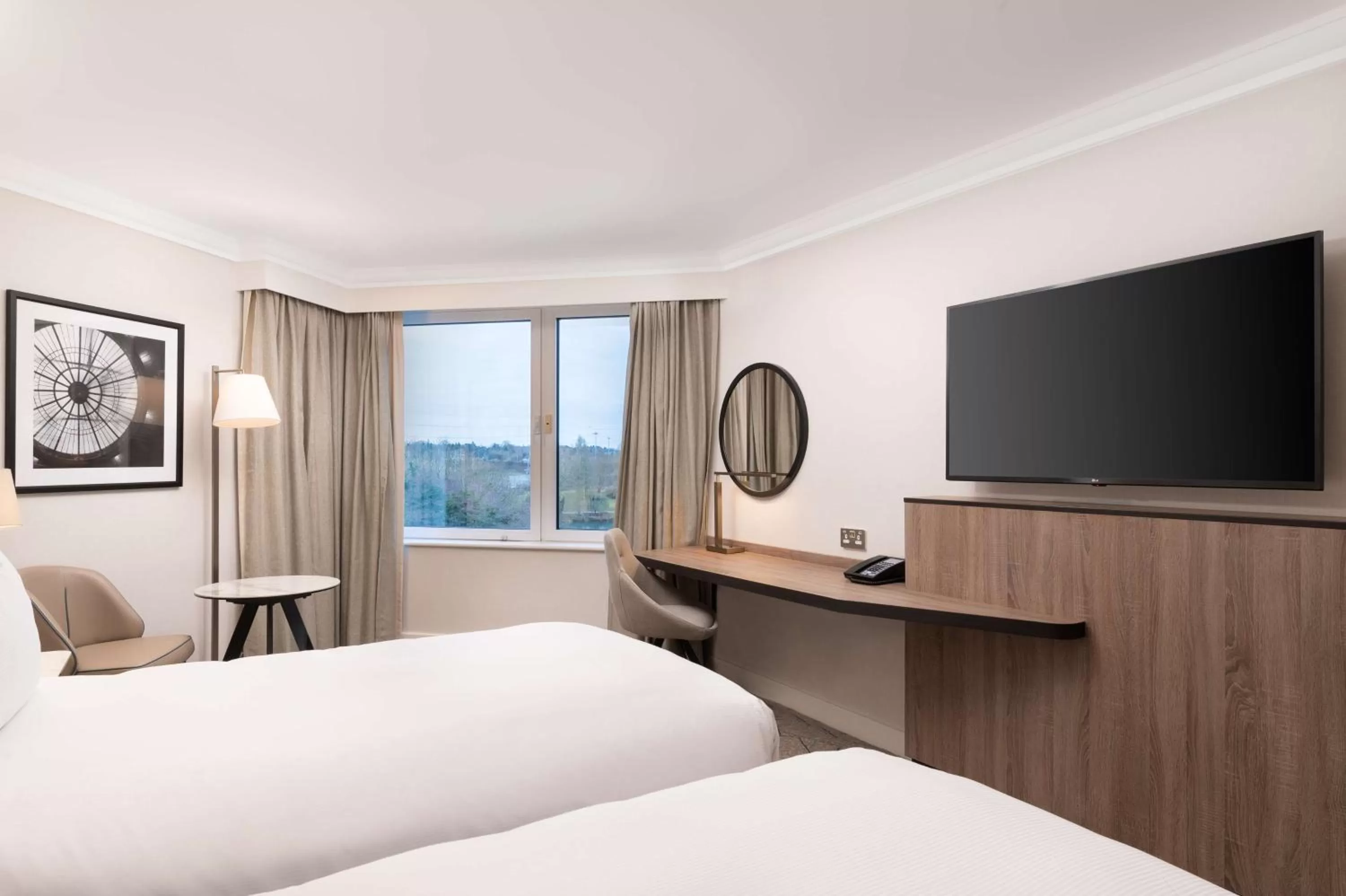 Bed in Hilton Birmingham Metropole Hotel