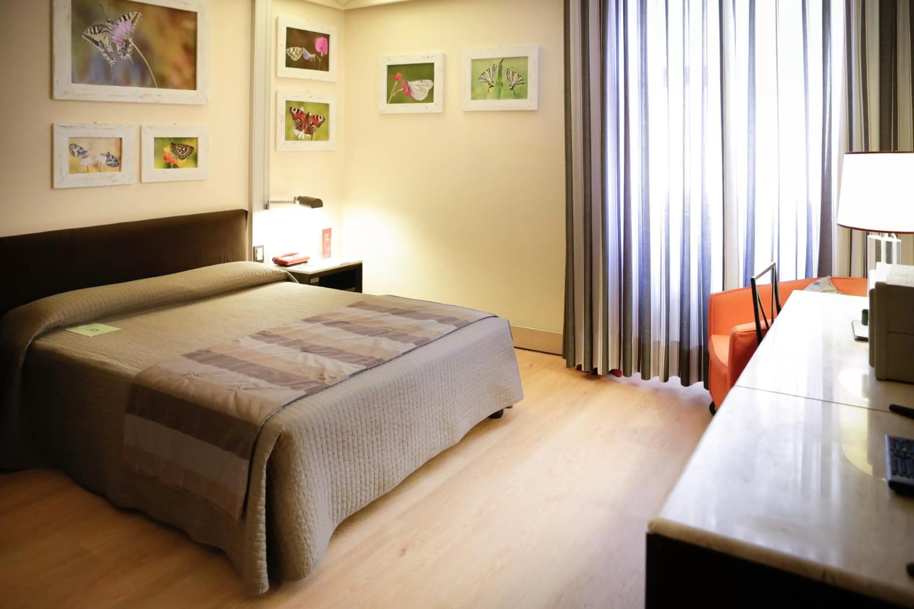 Bed in Art Hotel Museo