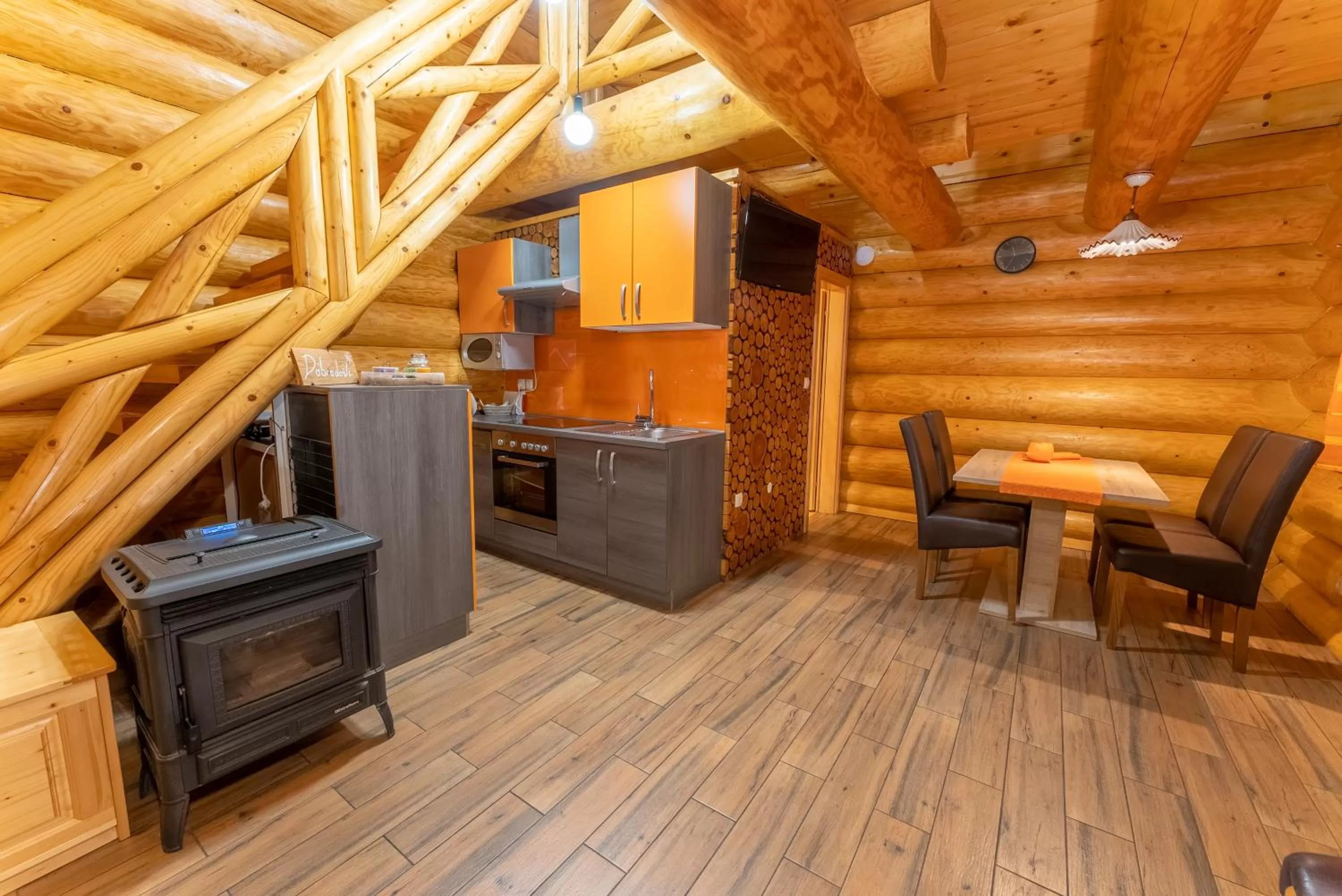 Kitchen or kitchenette in Korošec Apartments and Wellness Centre