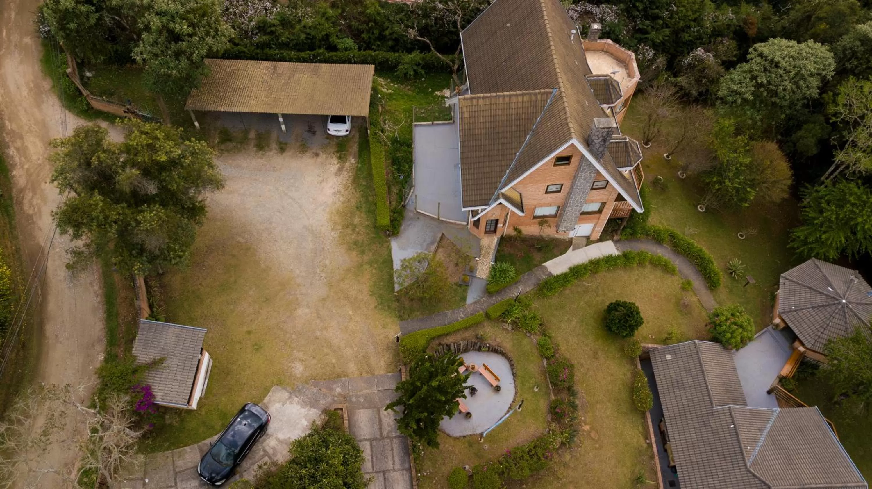 Bird's-eye View in Chalés 3 Pinheiros