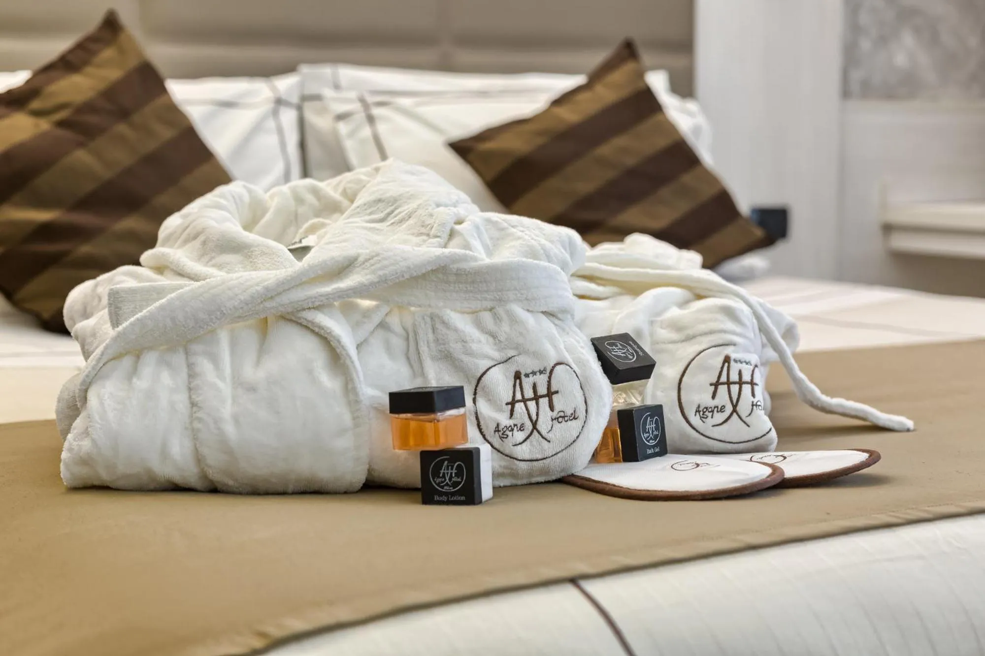 Bed in Agape Hotel - AA Hotels