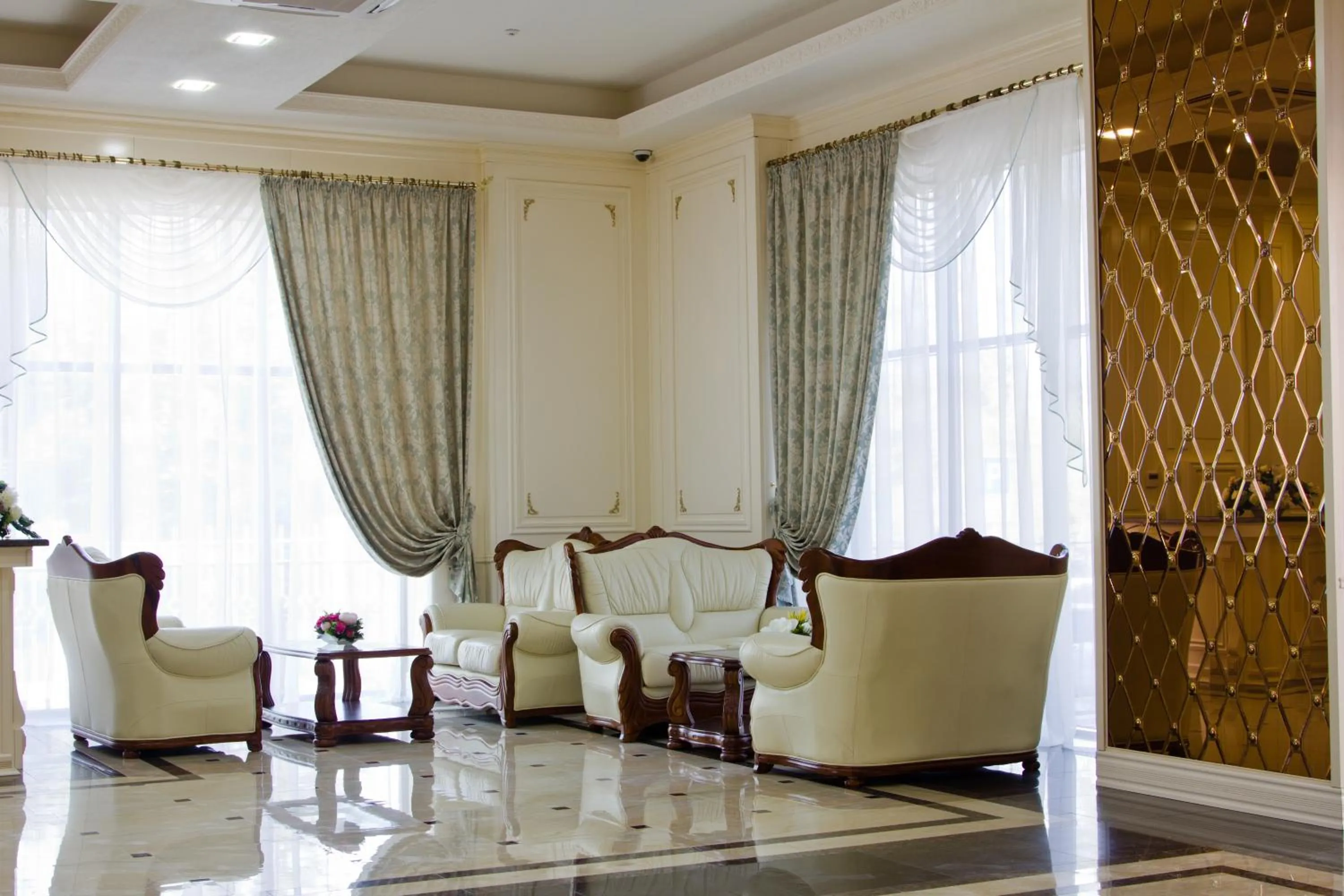 Lobby or reception in Plaza Hotel Bishkek