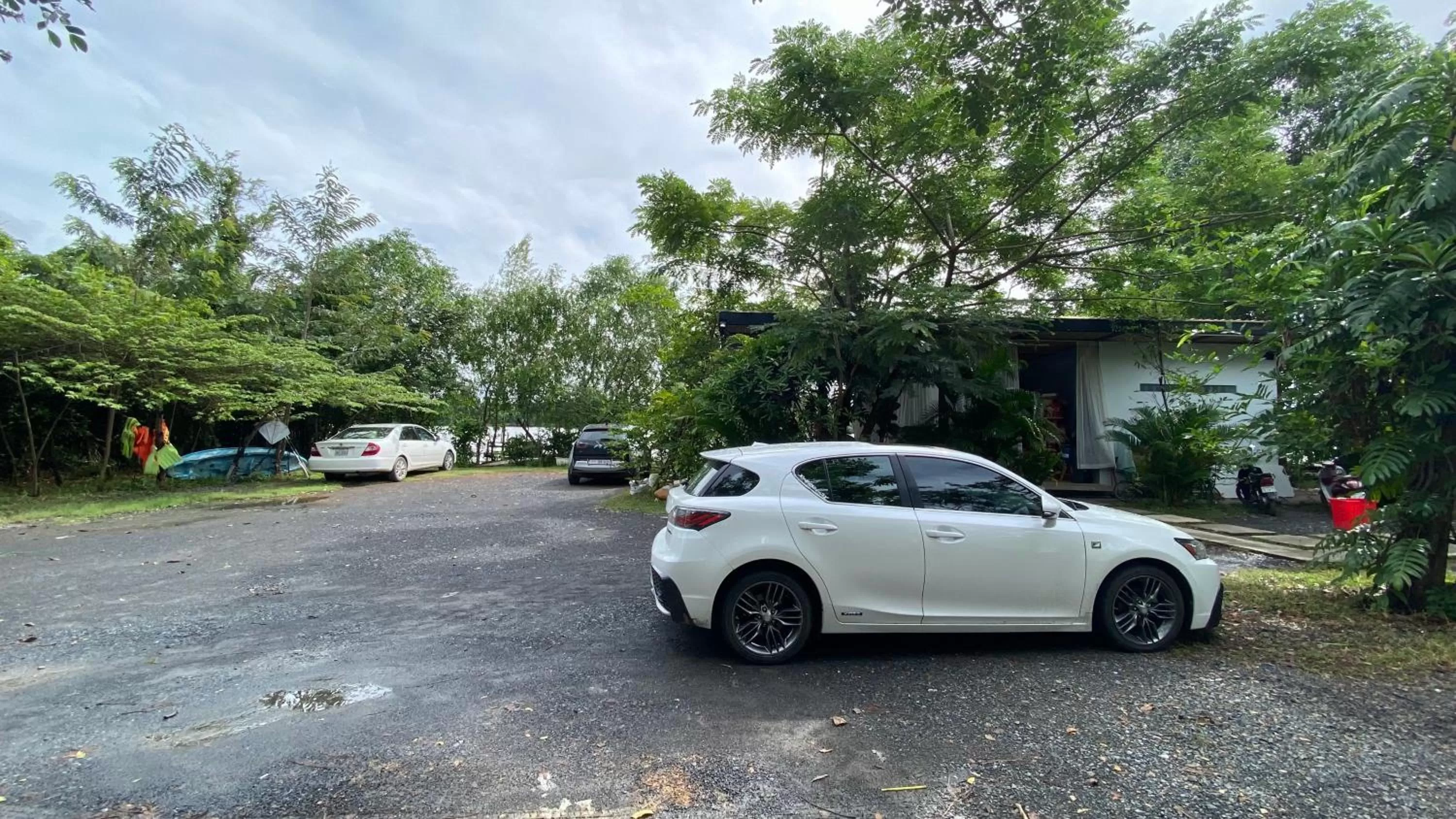 Parking in Kampot Riverfront Boutique