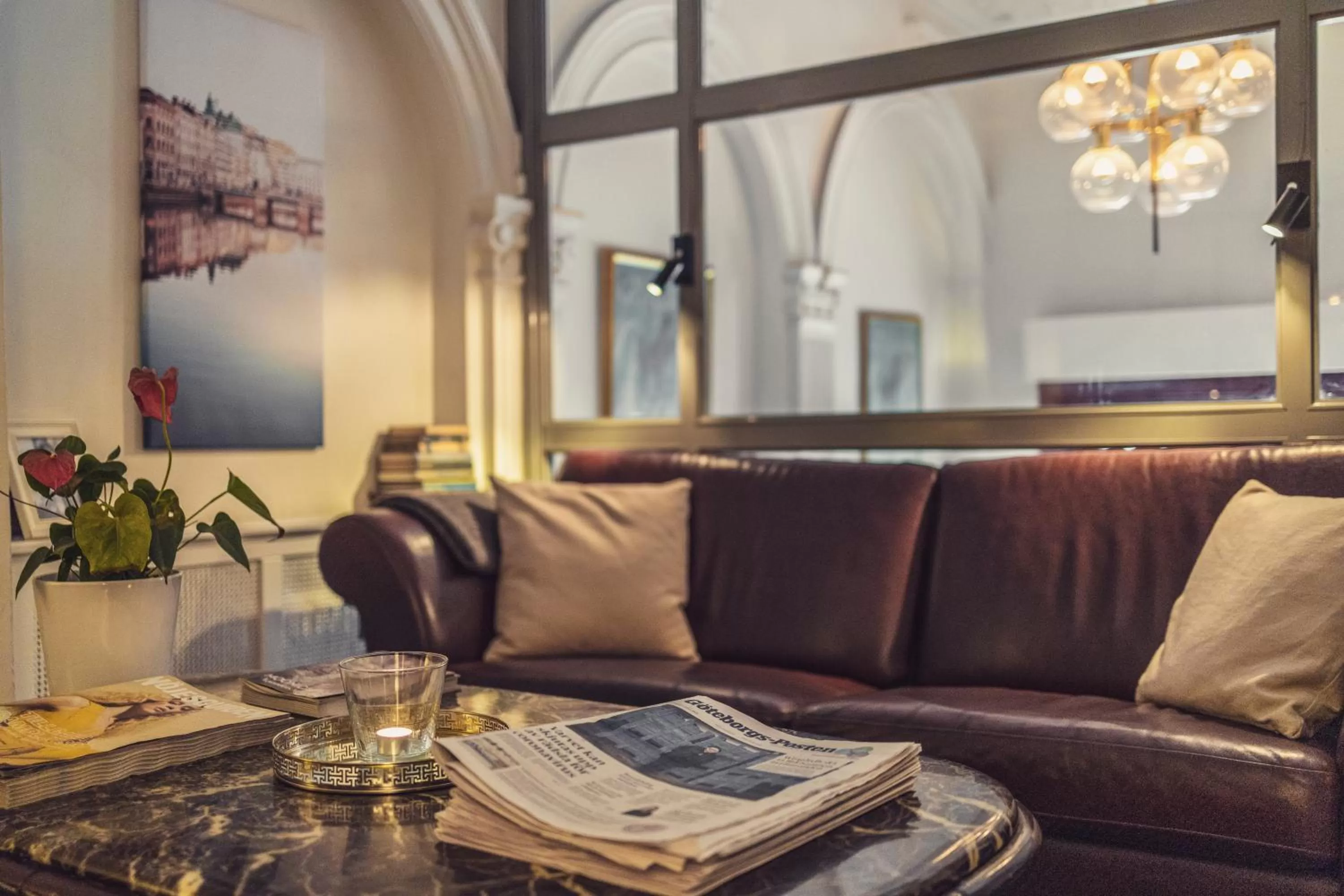 Seating area in Hotel Poseidon