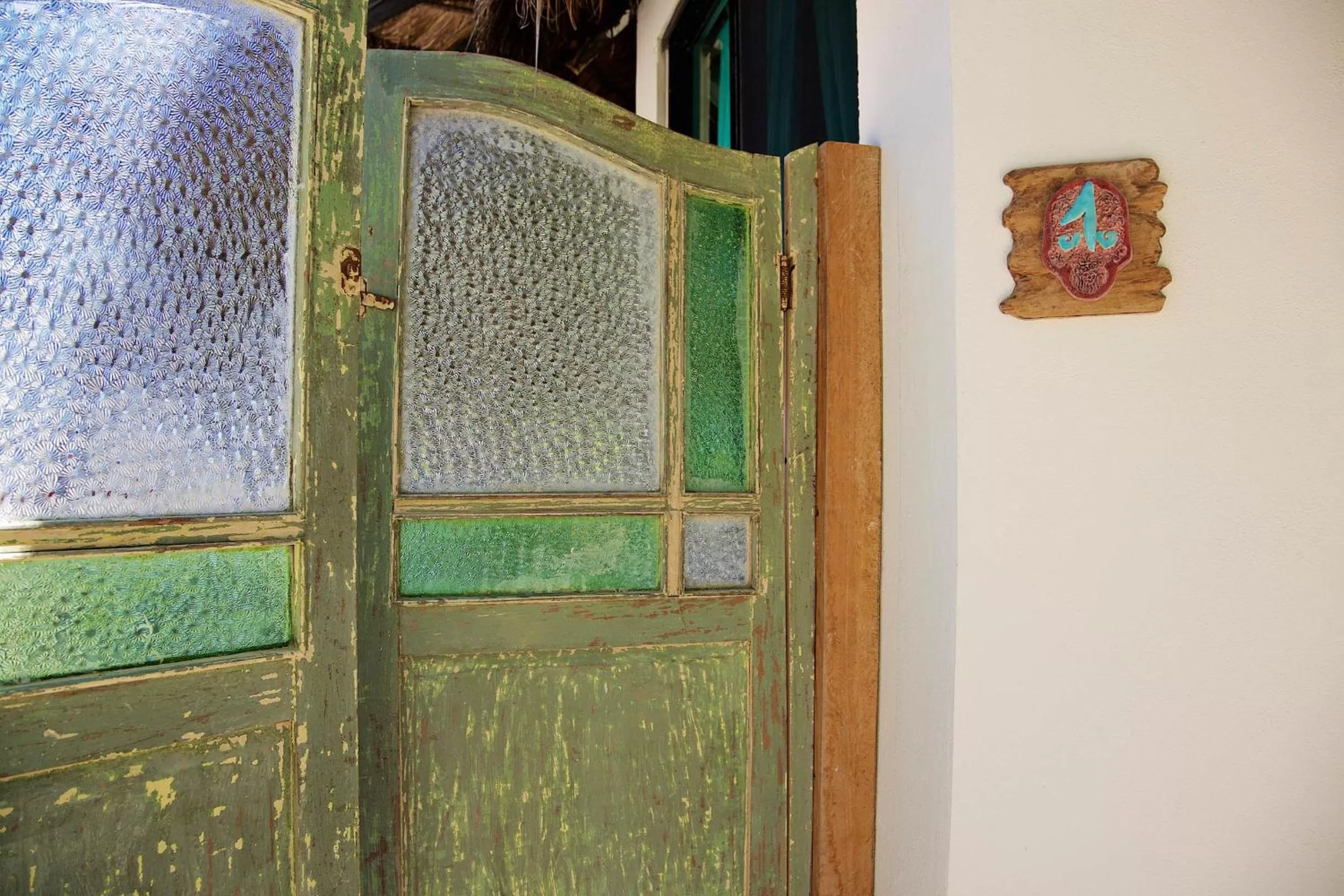 Decorative detail in Punta Piedra Beach Posada