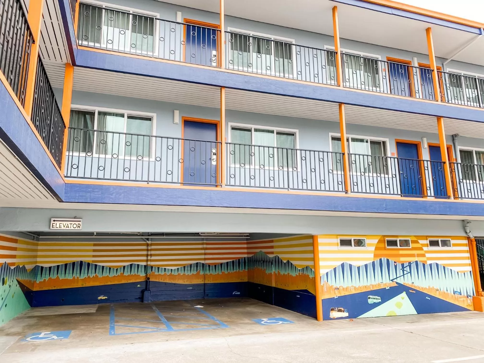 Property building in Beck's Motor Lodge