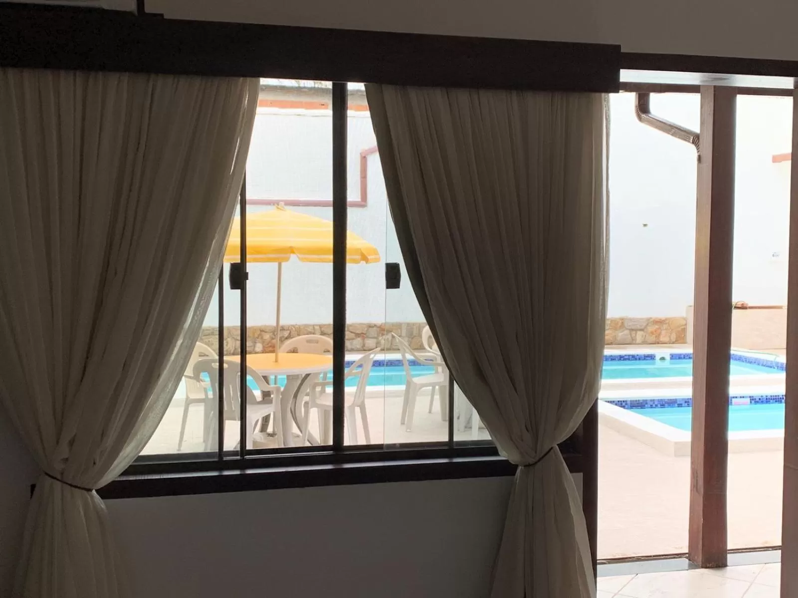 View (from property/room), Pool View in Pousada Fazendinha Unamar