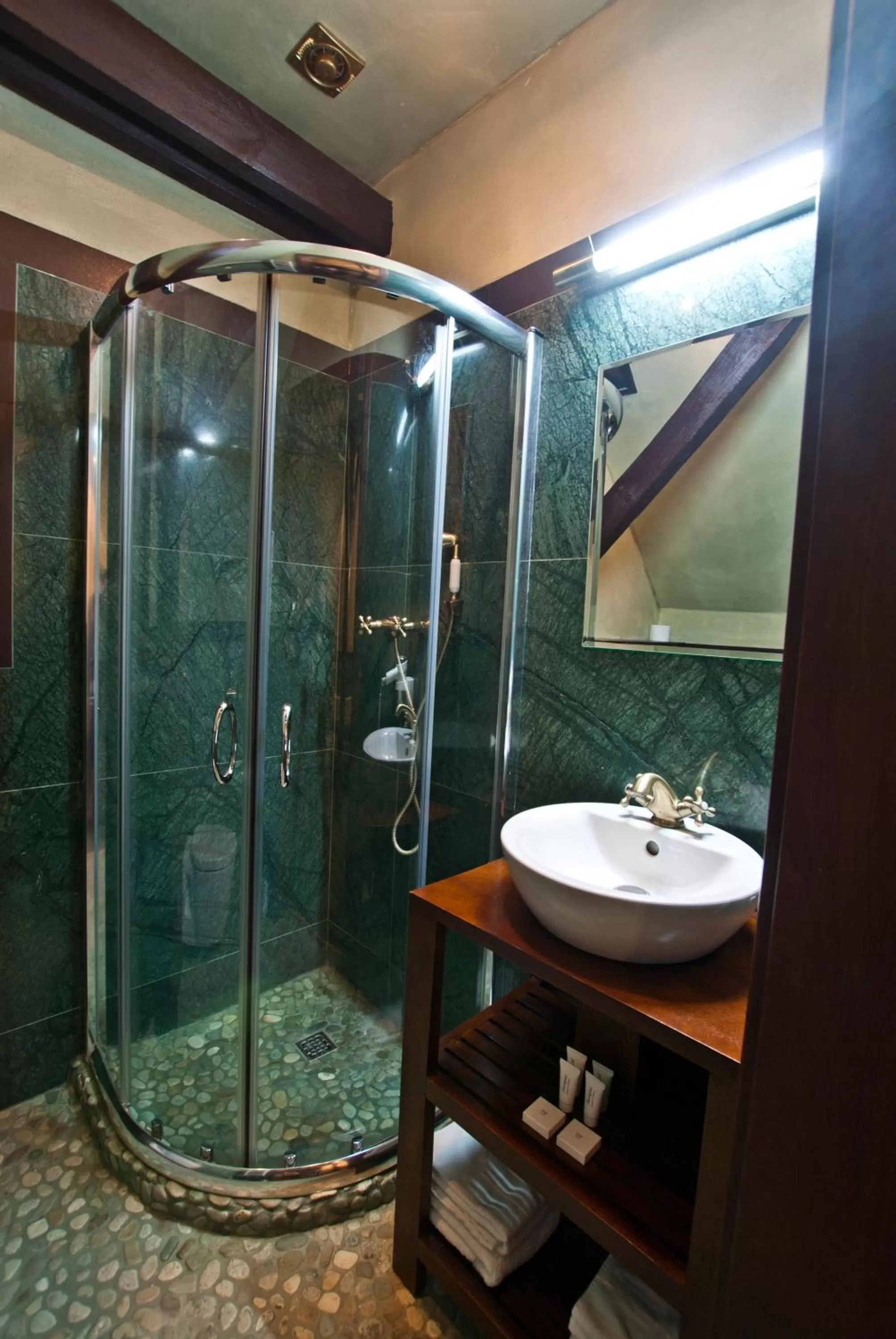 Shower, Bathroom in Zamek Uniejów